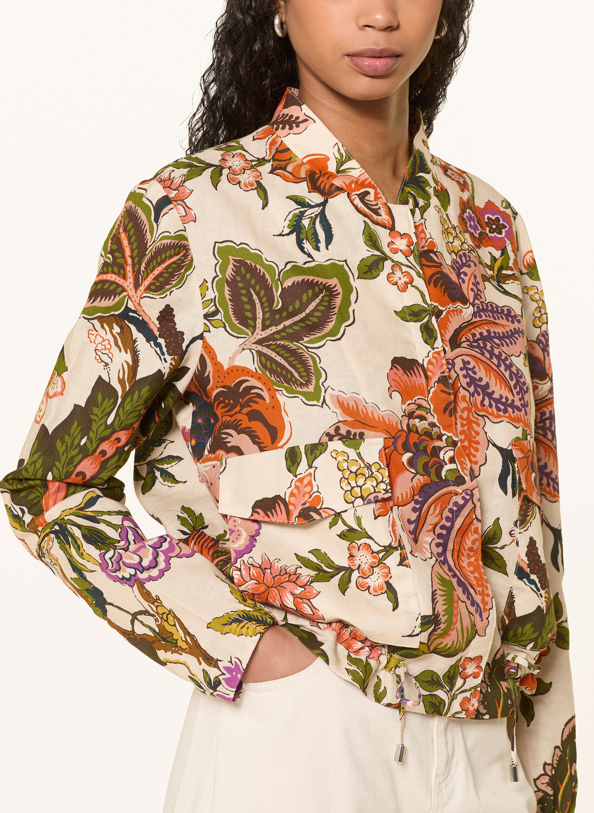 Thumbnail - Lilienfels Jacke Mit Leinen weiss