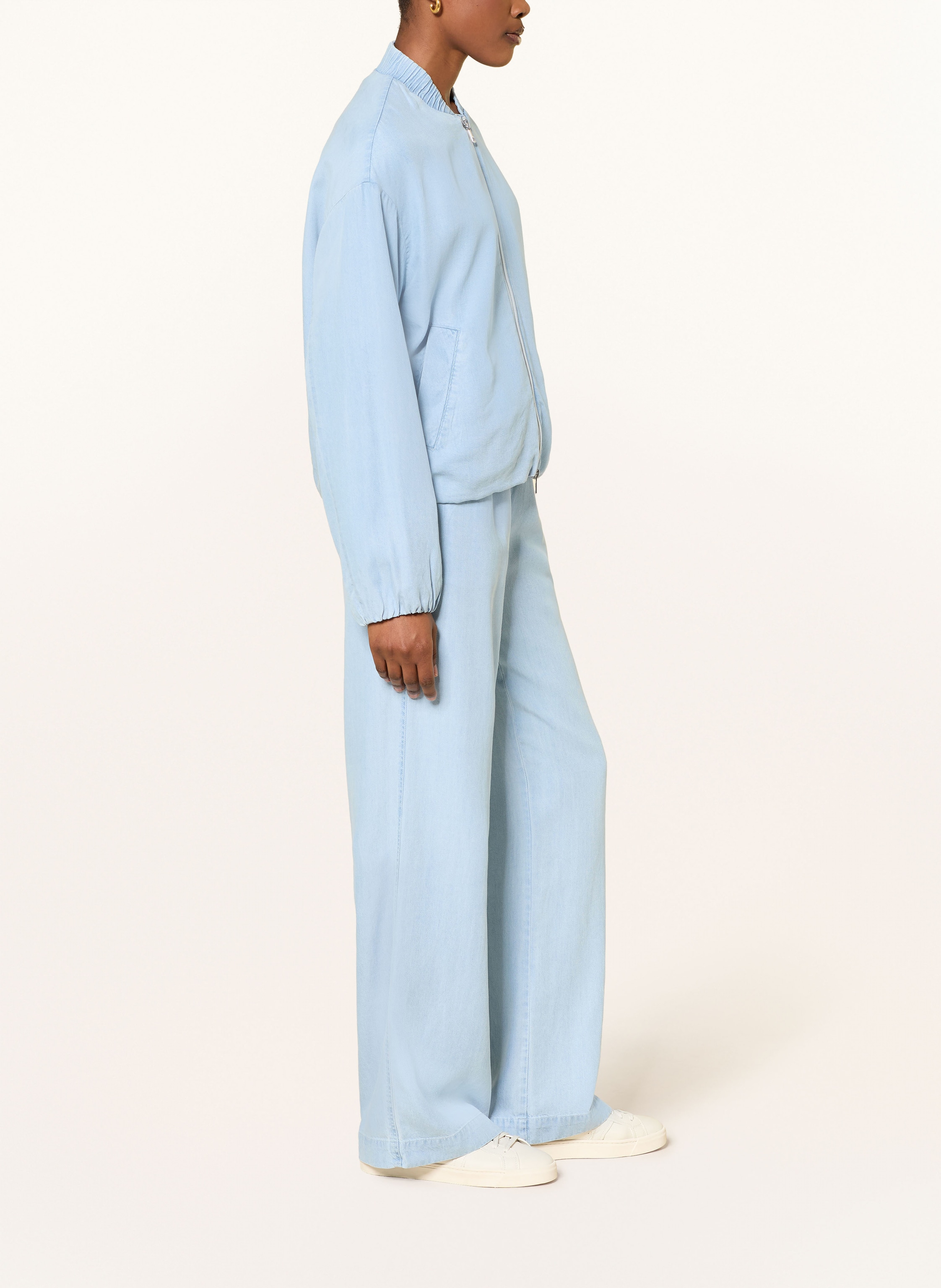 Thumbnail - Lilienfels Marlenehose In Jeansoptik blau