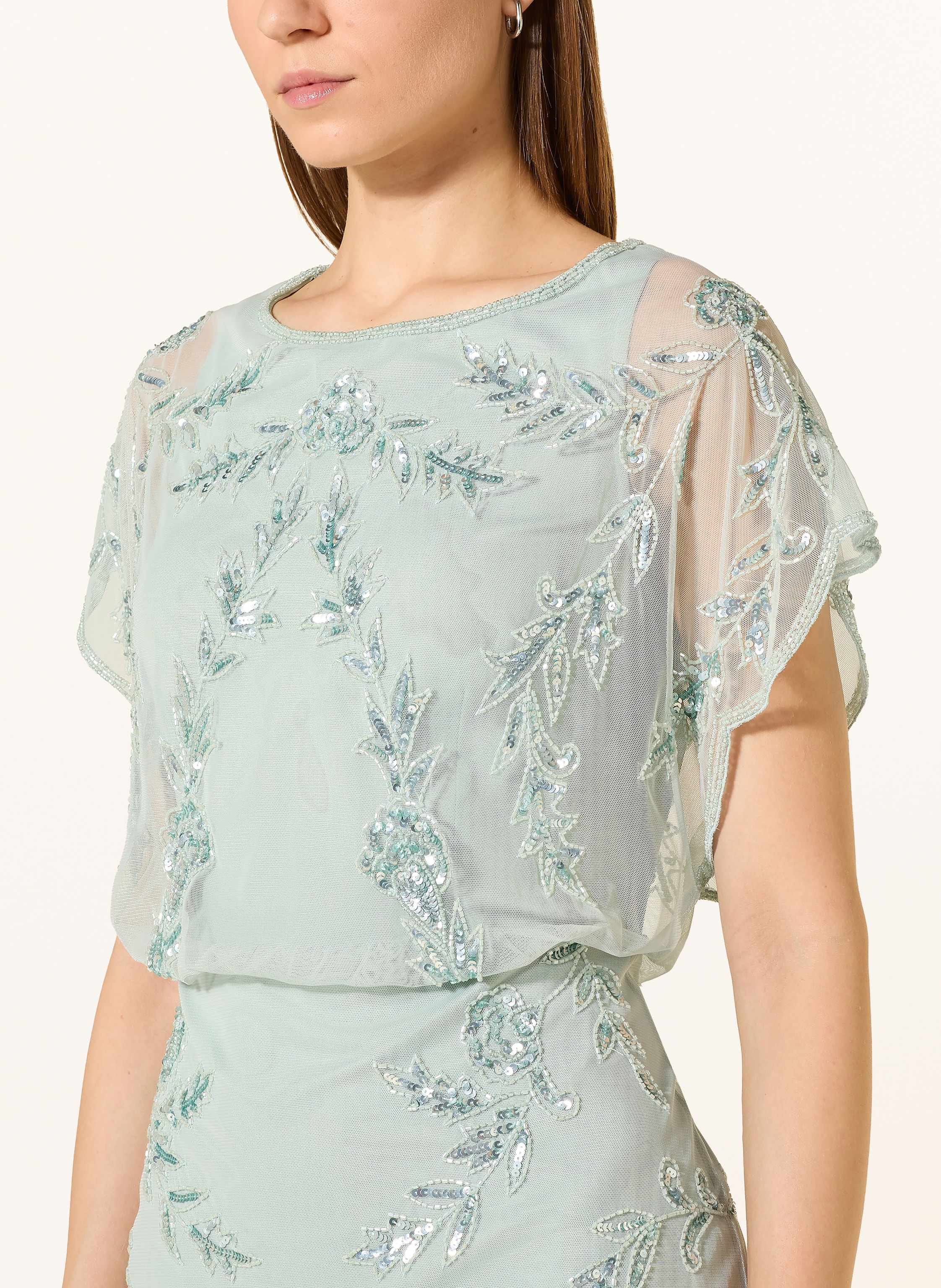 Thumbnail - Adrianna Papell Abendkleid Mit Pailletten Und Schmuckperlen gruen