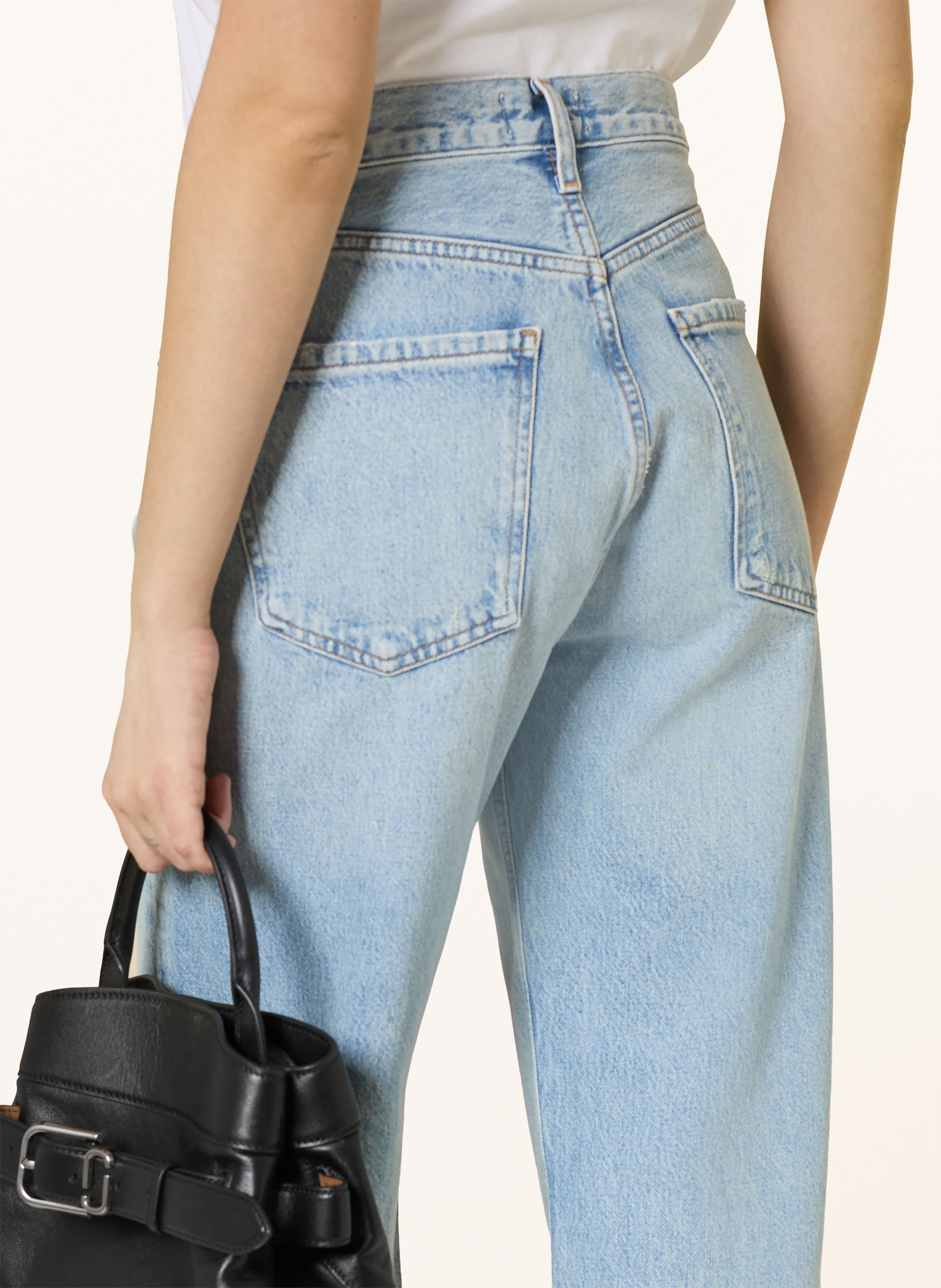 Thumbnail - Agolde Wide Leg Jeans blau