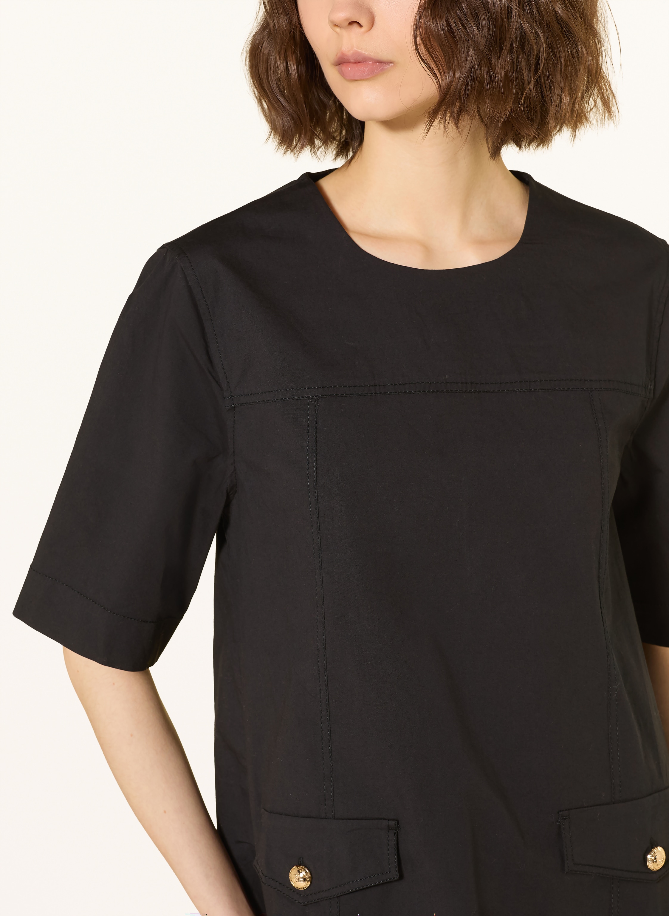 Thumbnail - Ganni Kleid schwarz