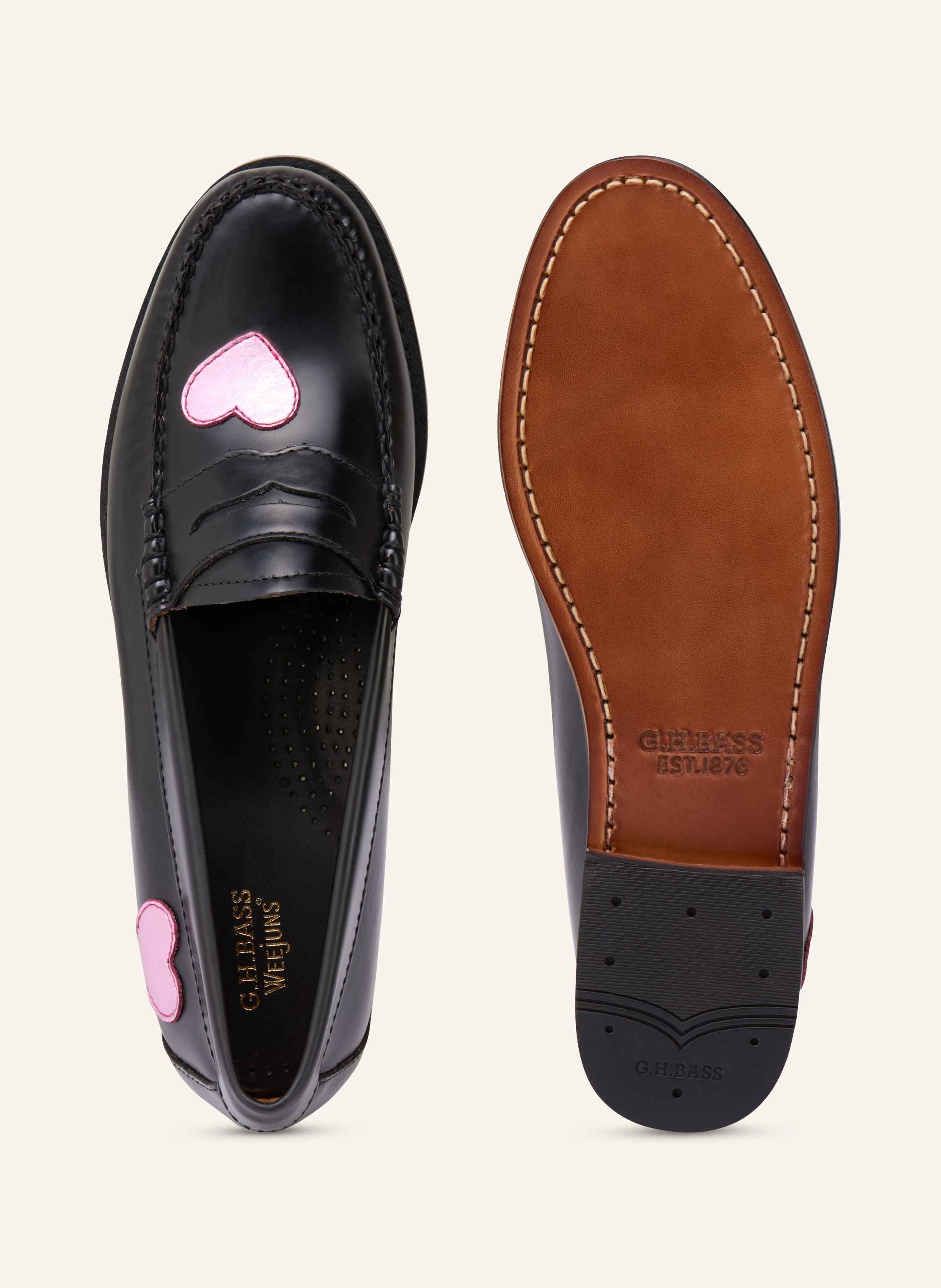 Thumbnail - G.H.Bass Penny-Loafer Weejun schwarz