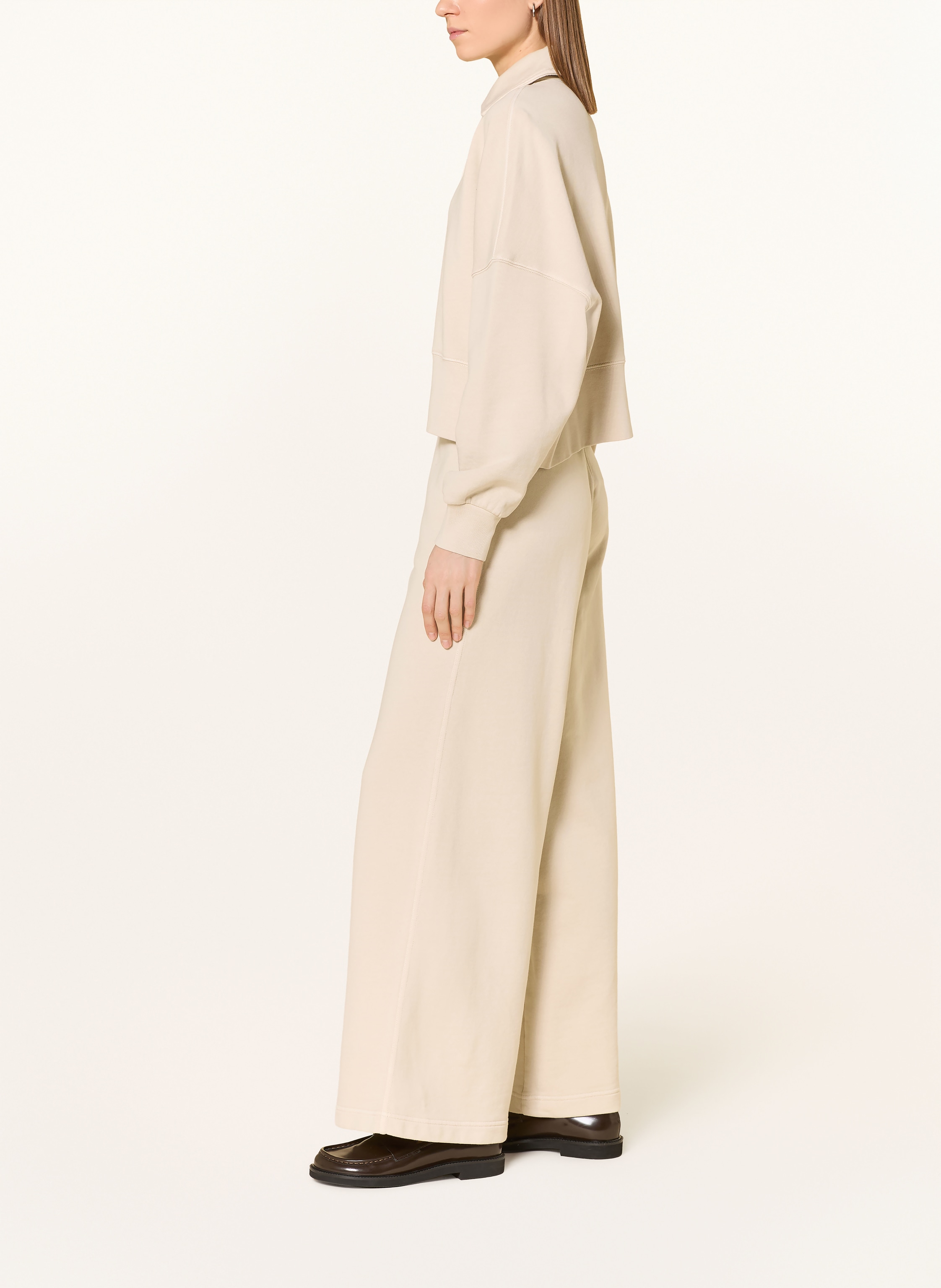 Thumbnail - Marc O'polo Marlenehose Aus Jersey beige