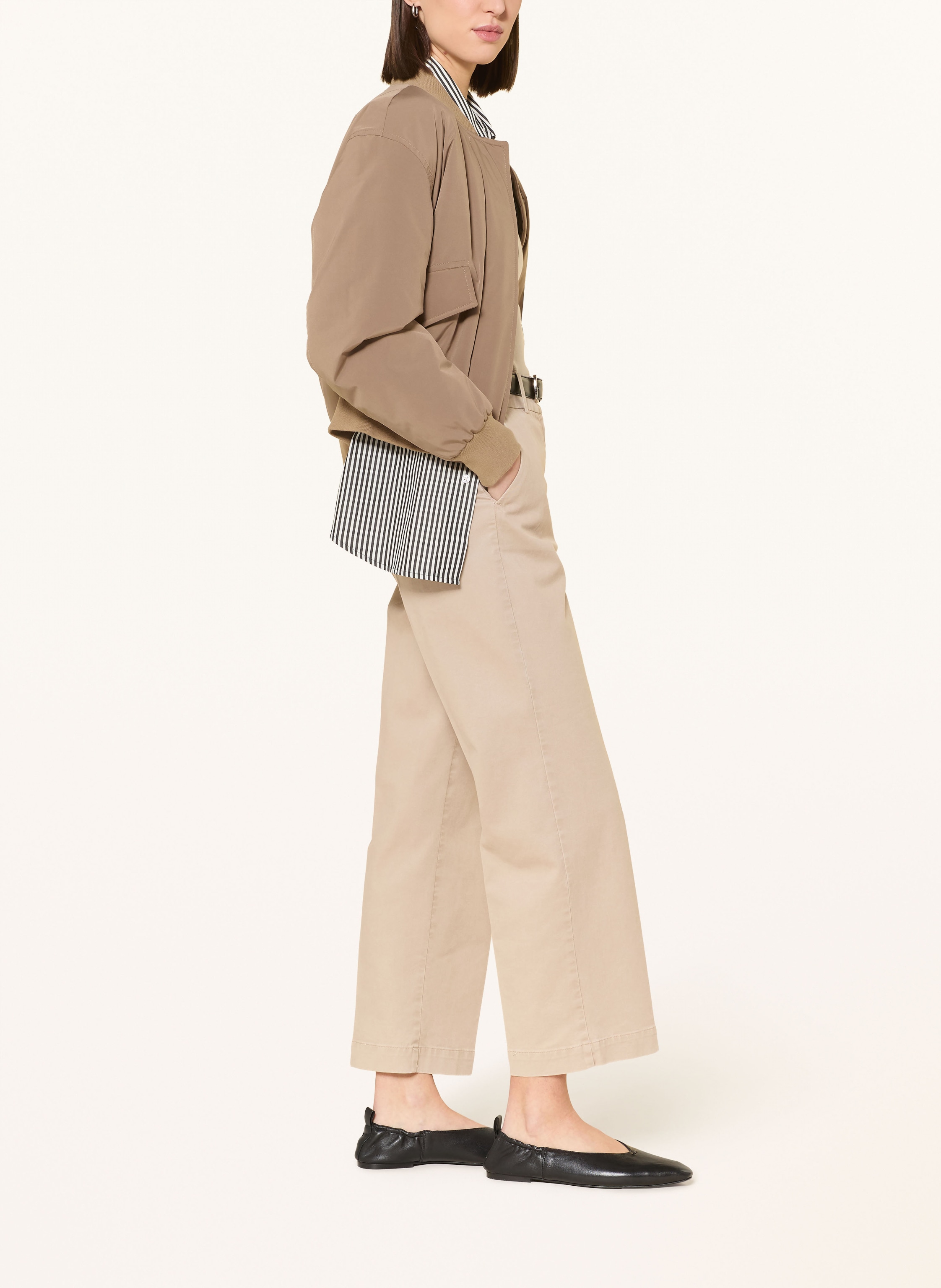 Thumbnail - Marc O'polo Marlenehose Mea Straight beige