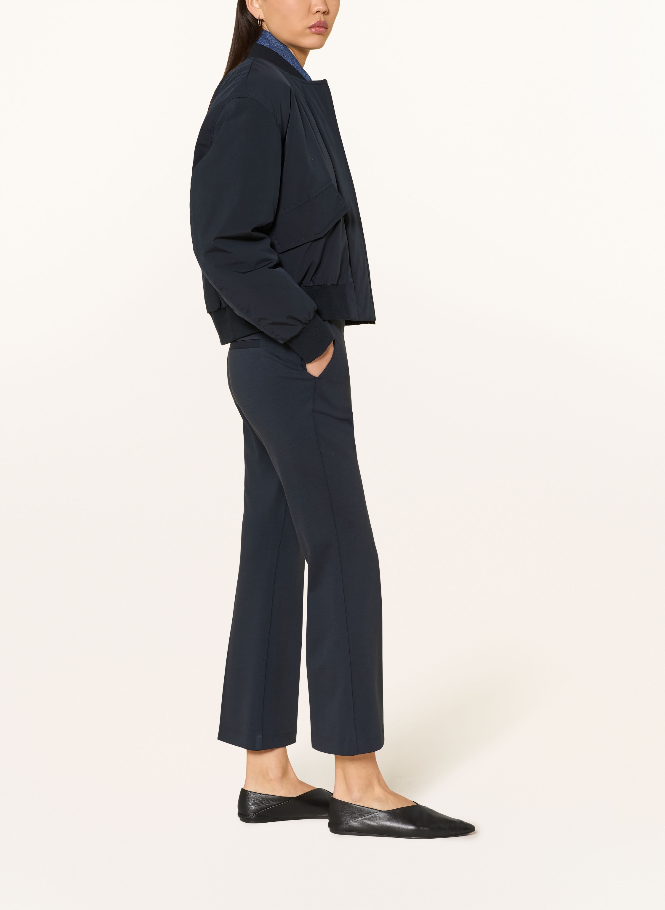 Thumbnail - Marc O'polo Bootcut-Hose Marthe Flared blau