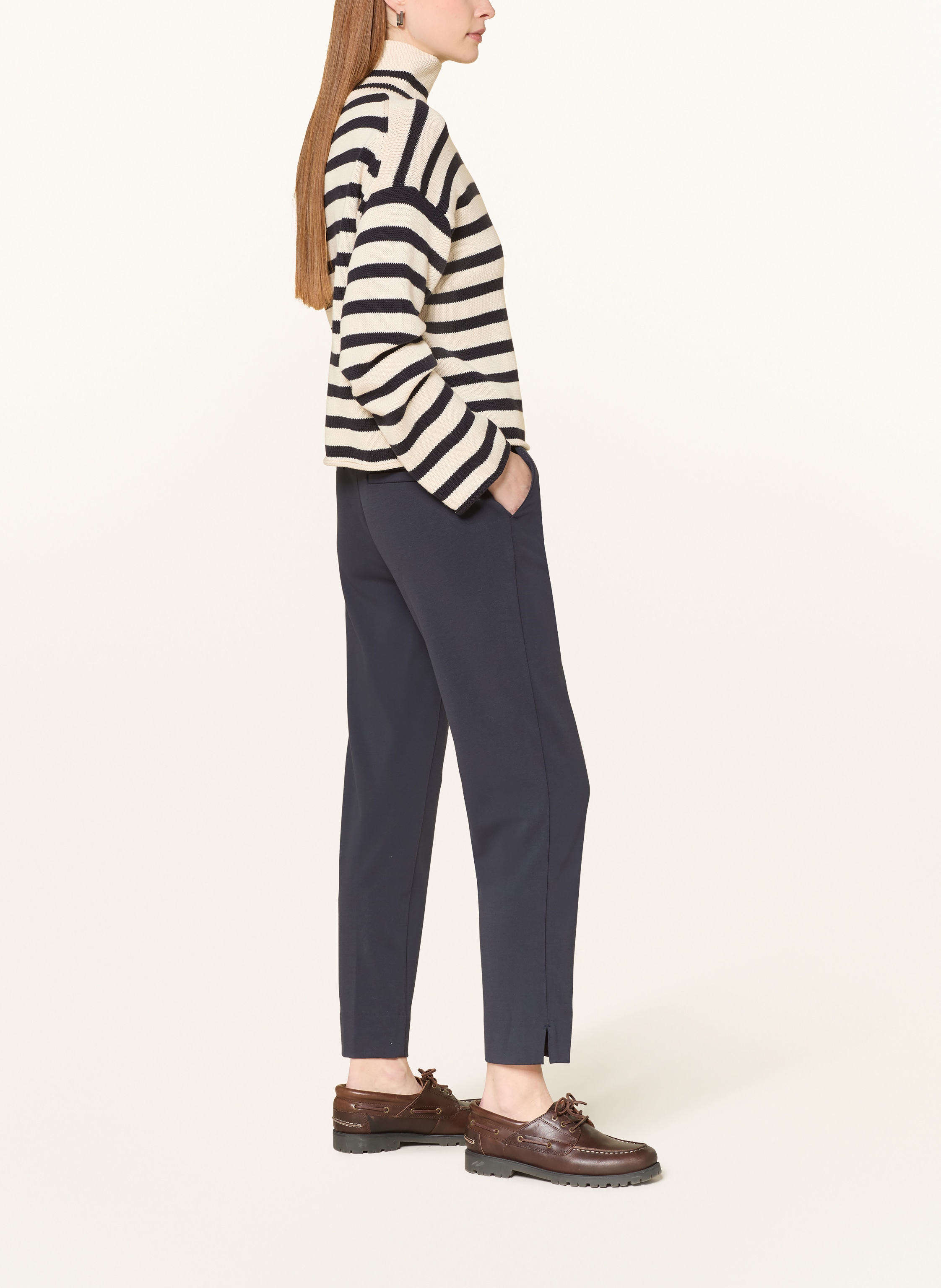 Thumbnail - Marc O'polo 7/8-Hose Malin Slim Aus Jersey blau