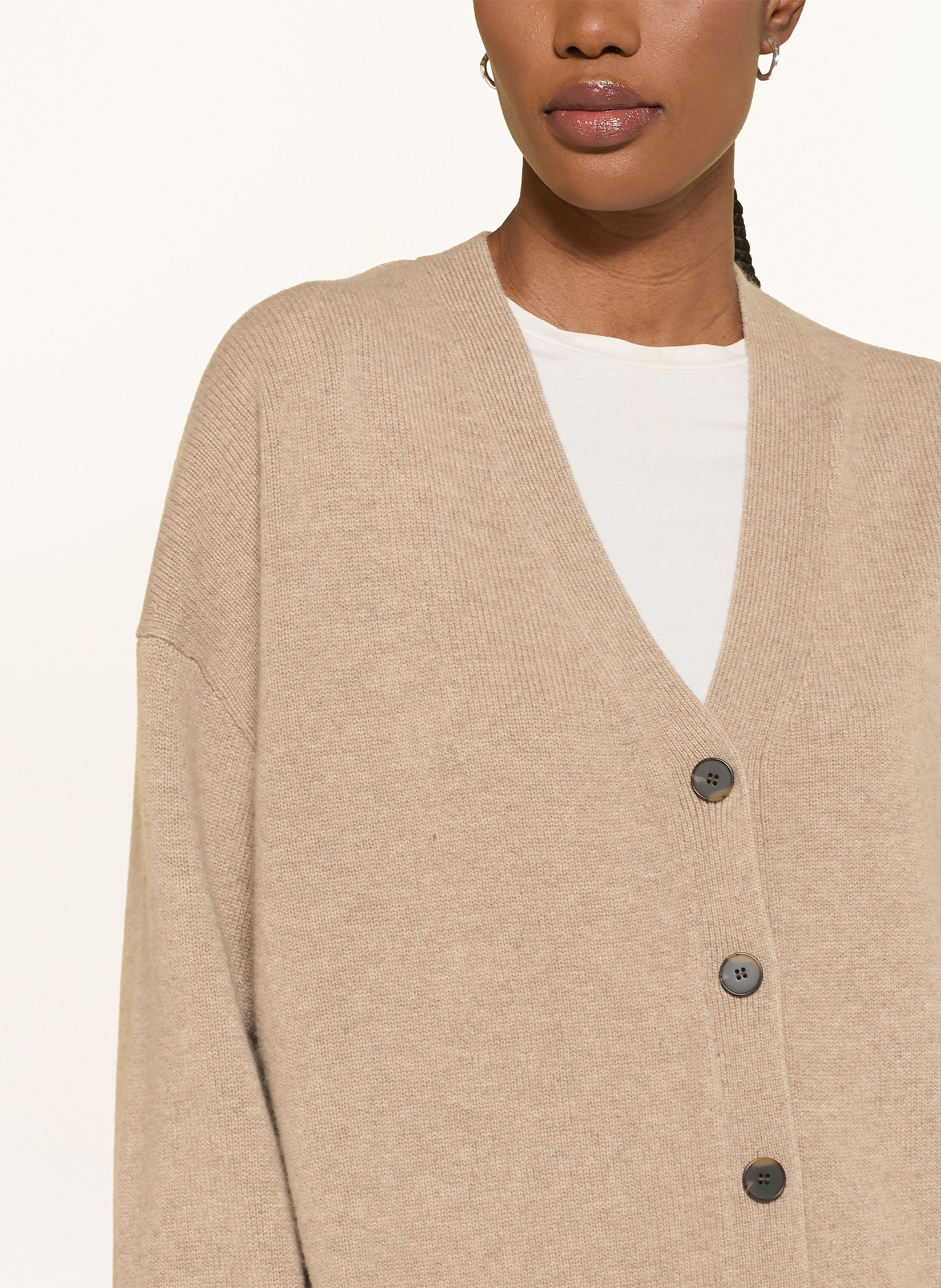 Thumbnail - Cos Strickjacke Aus Cashmere beige