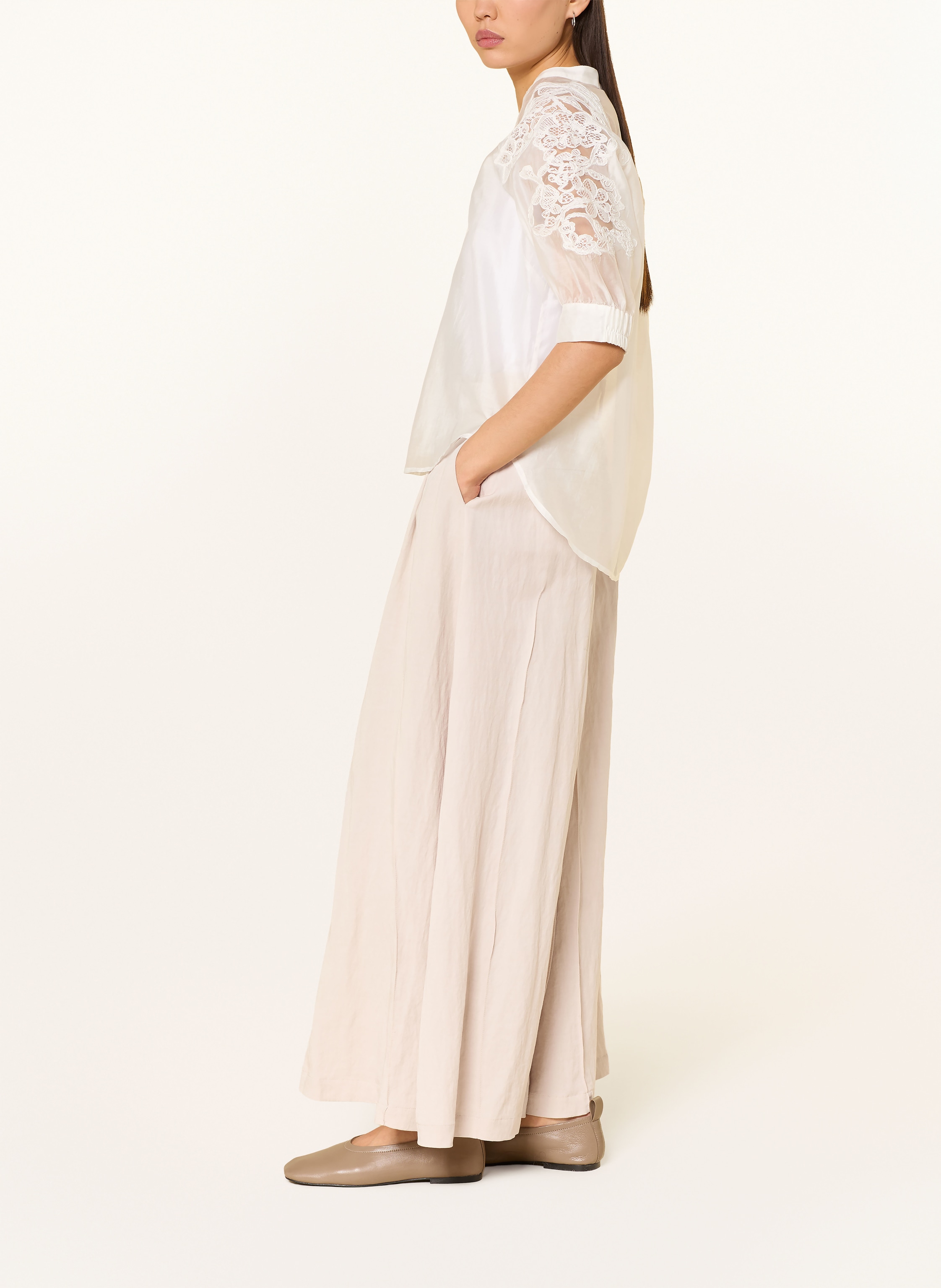 Thumbnail - Co'couture Marlenehose beige