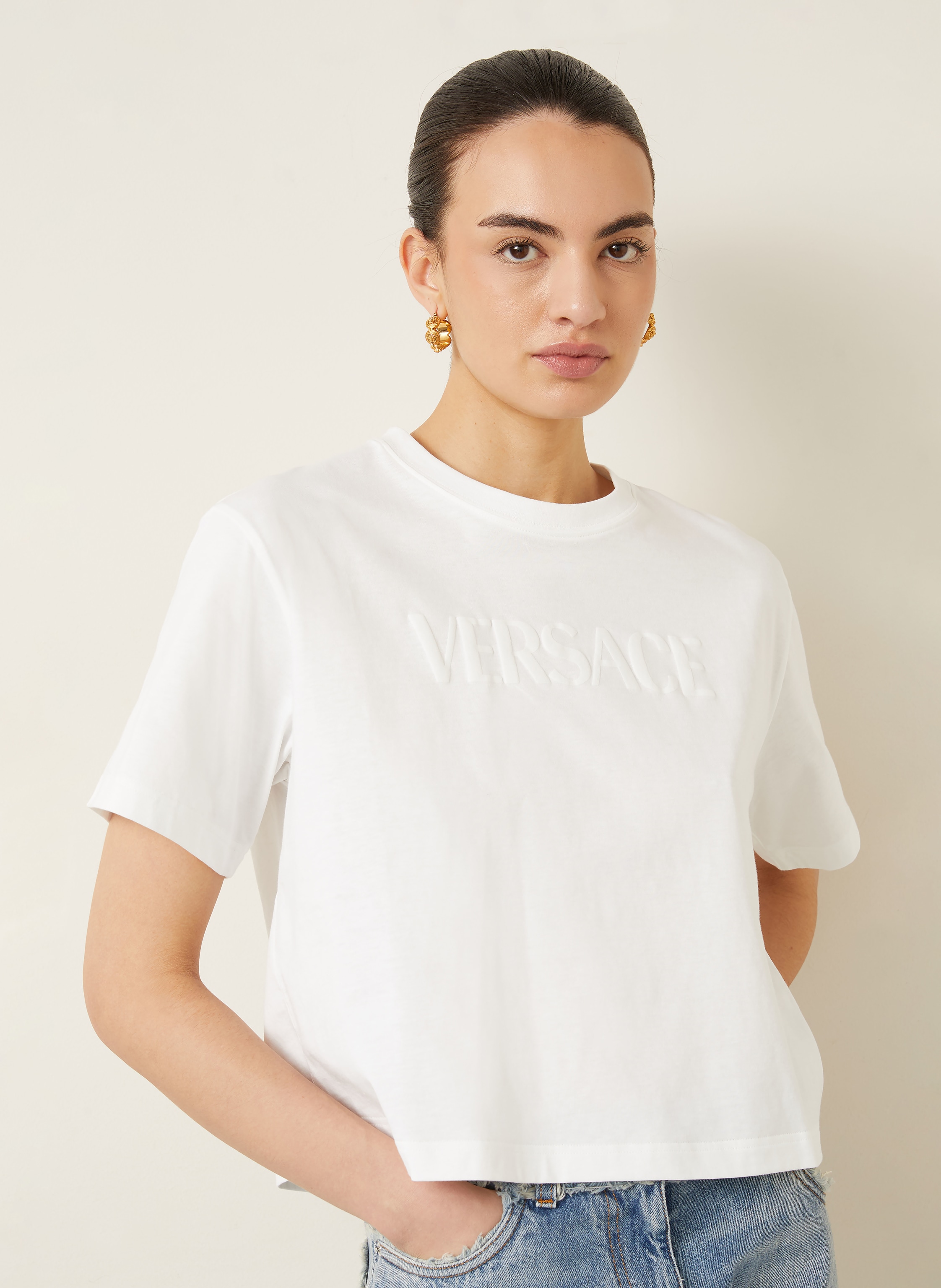 Thumbnail - Versace T-Shirt weiss