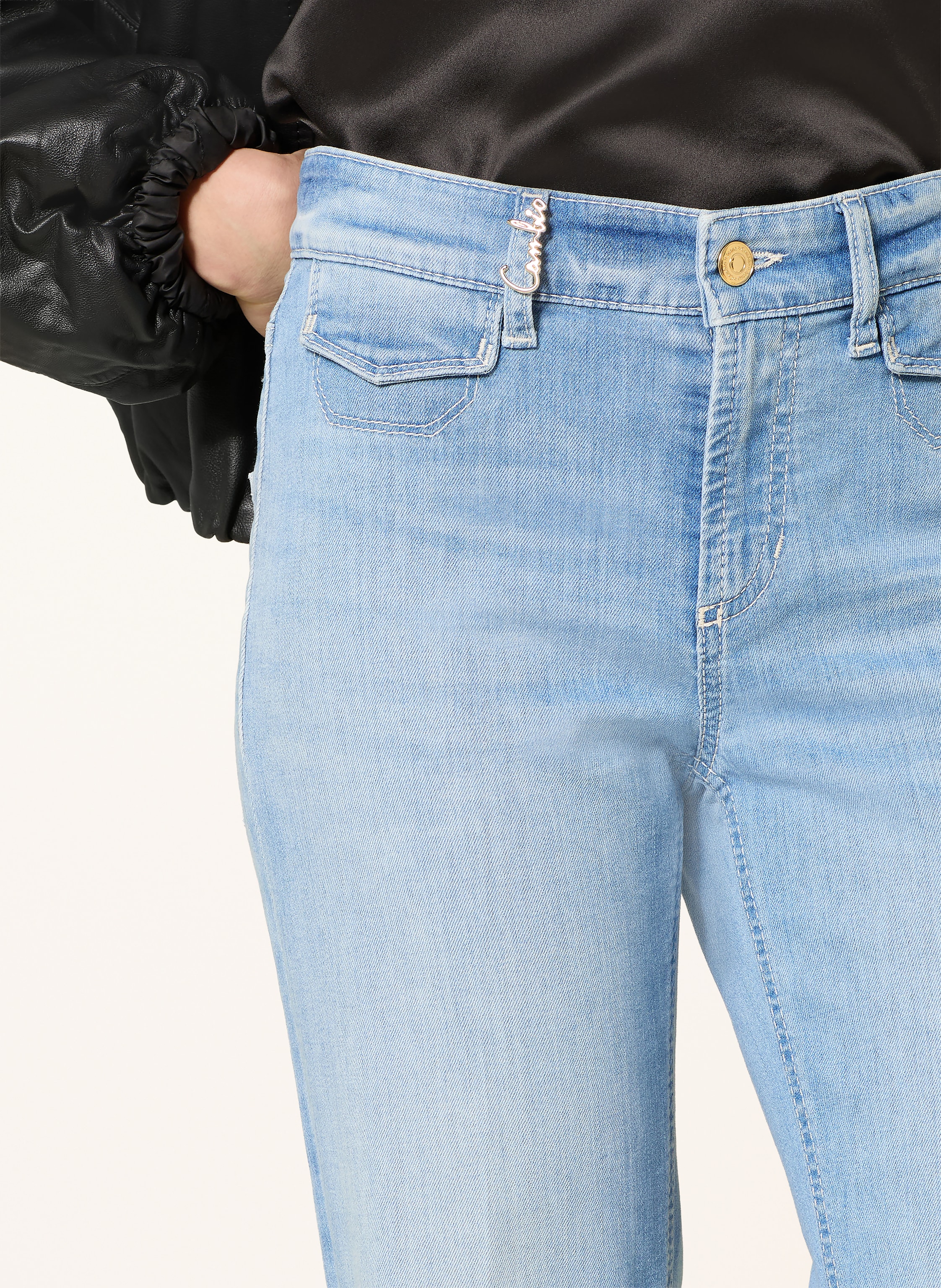 Cambio Bootcut Jeans Fabienne blau – Bild 2