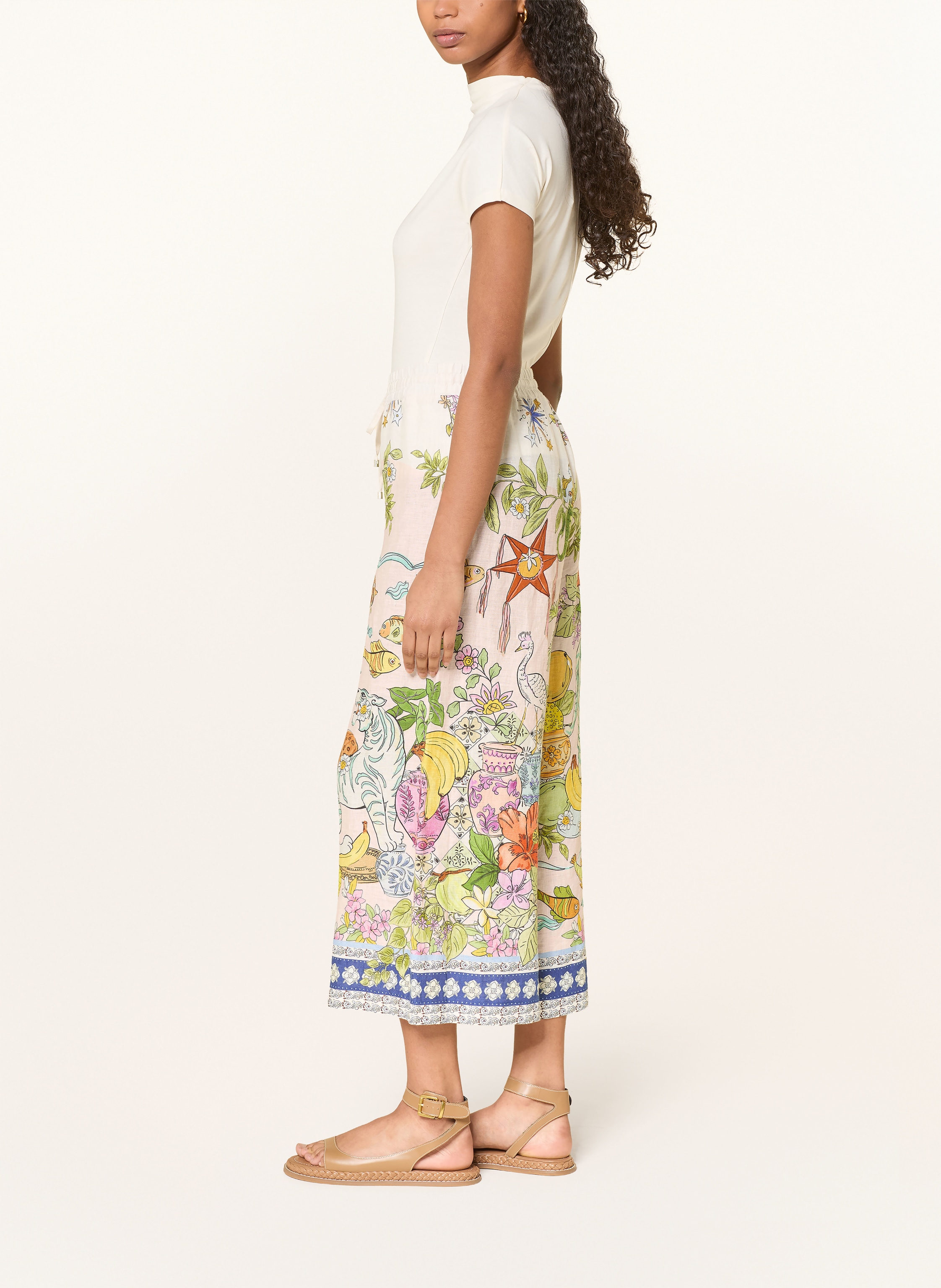 Thumbnail - Cambio Leinen-Culotte Candice rosa