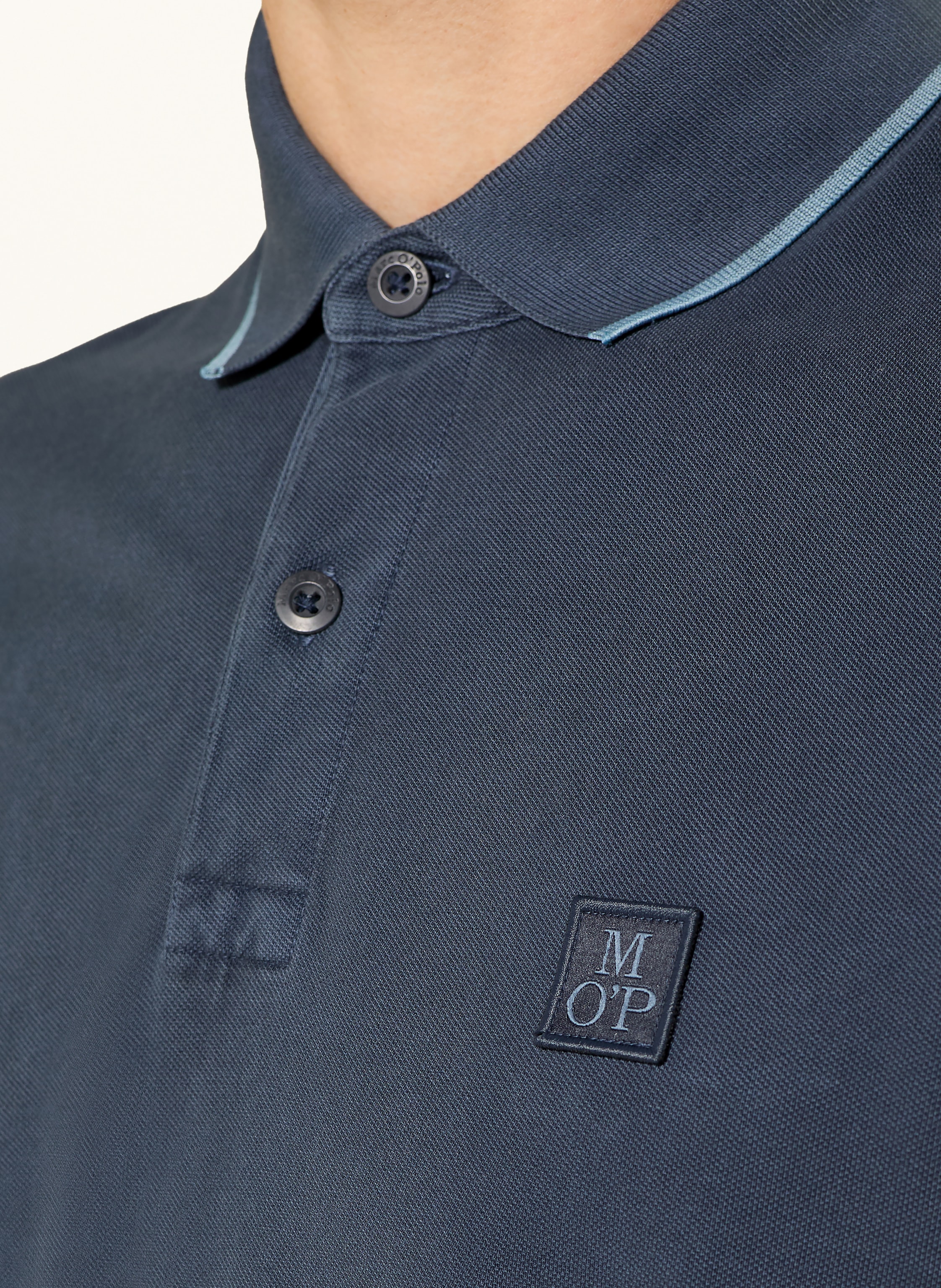 Thumbnail - Marc O'polo Piqué-Poloshirt blau