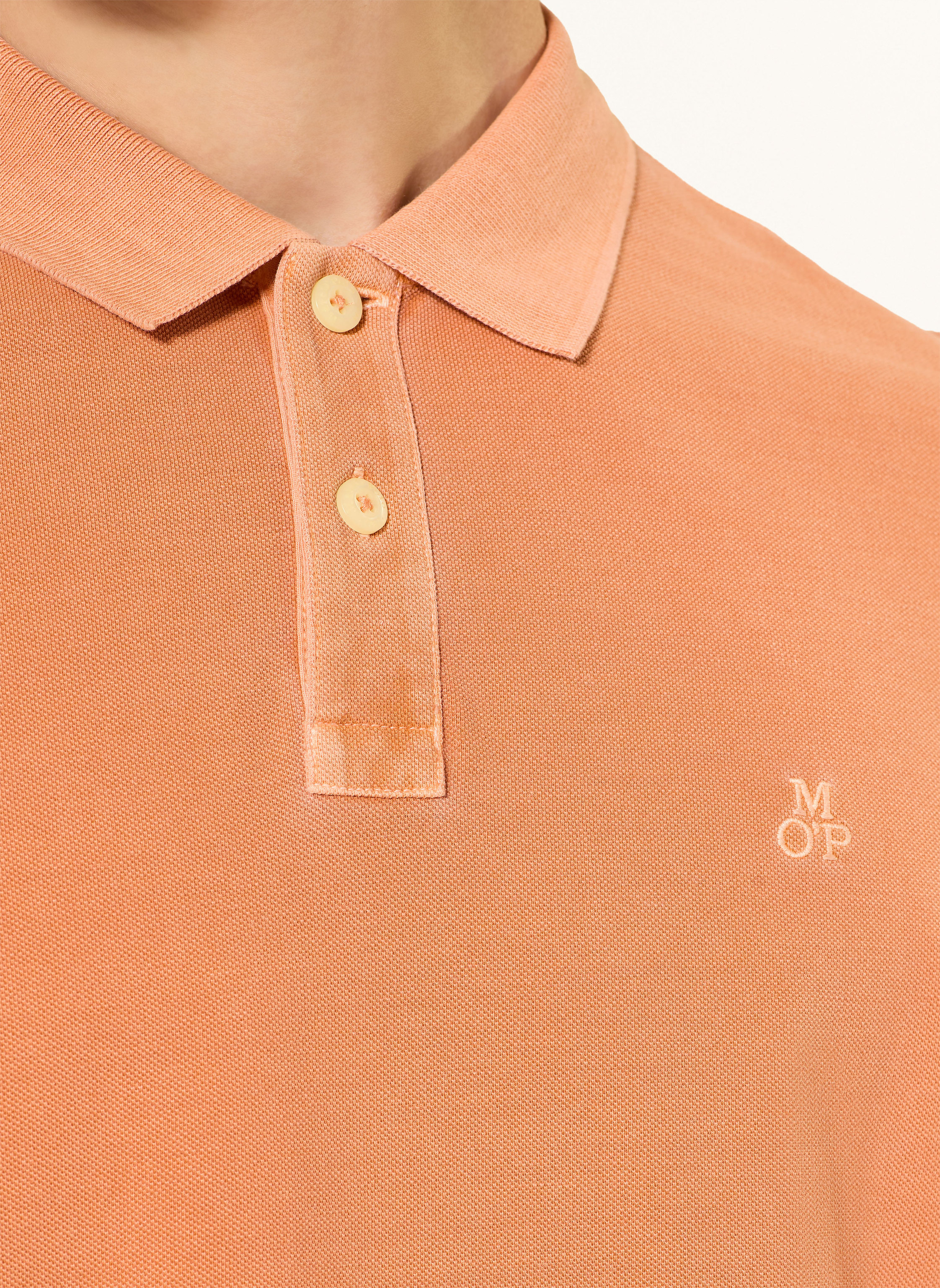 Thumbnail - Marc O'polo Piqué-Poloshirt orange