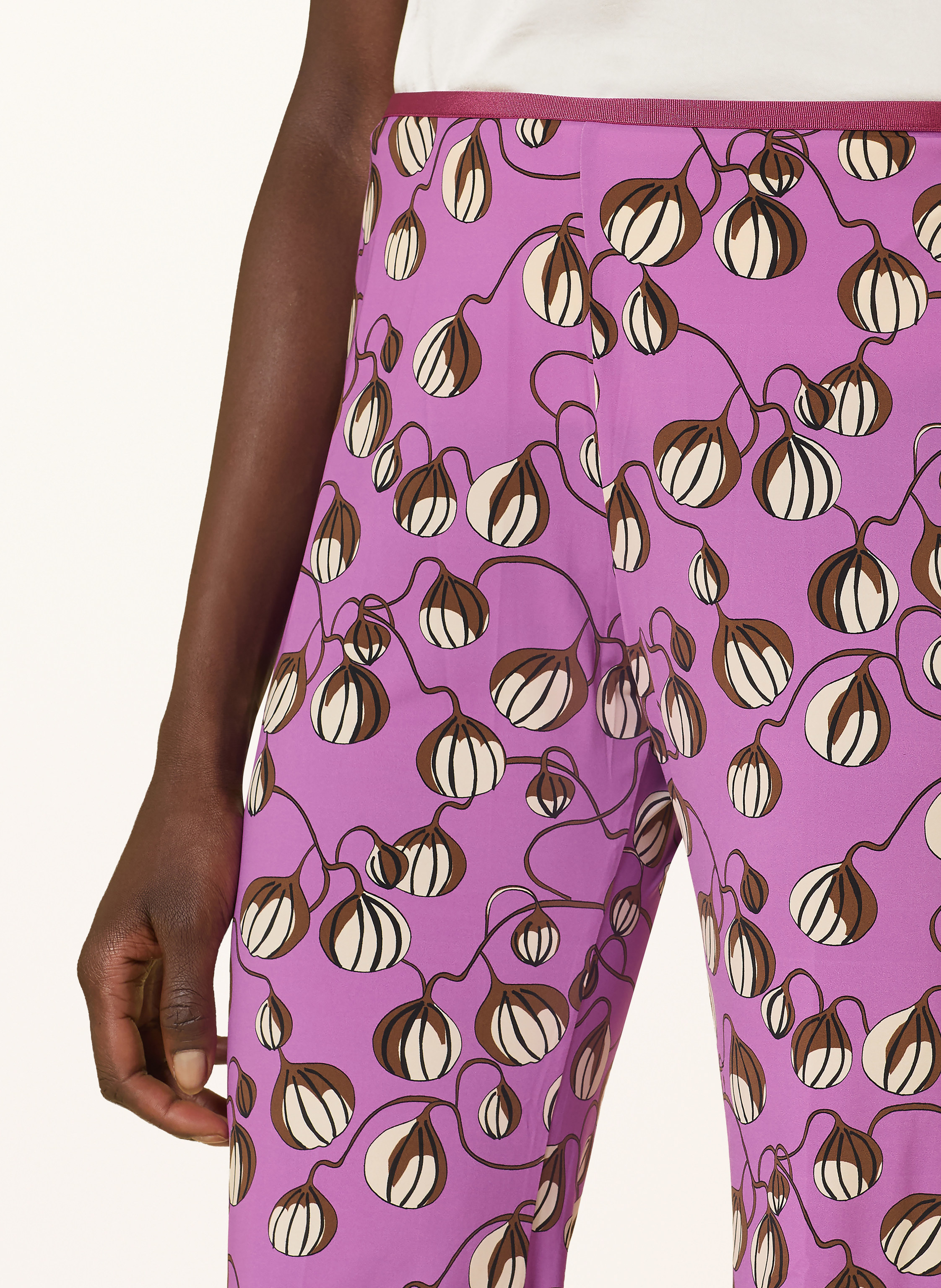 Thumbnail - Siyu Bootcut-Hose Aus Jersey lila