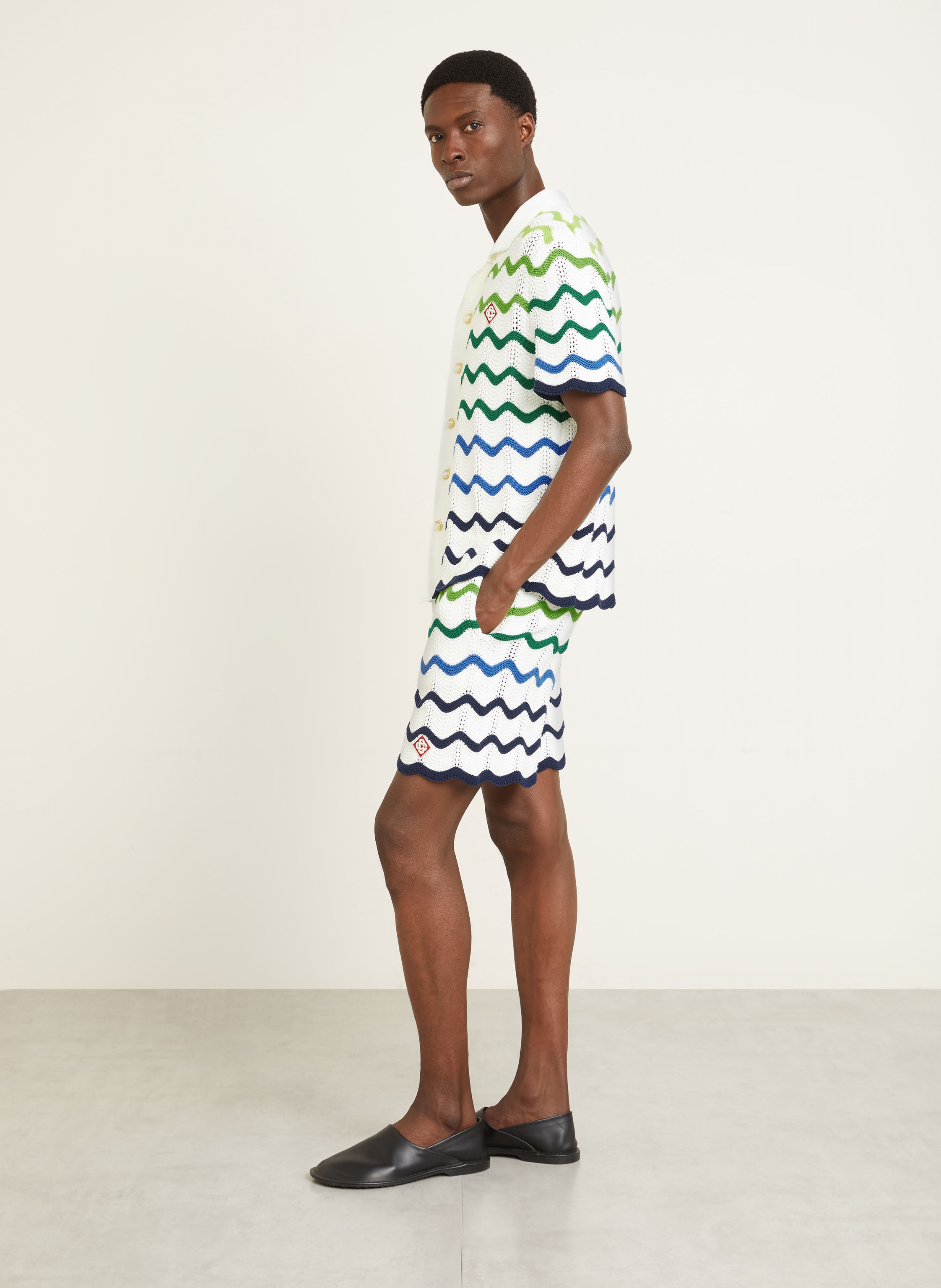 Thumbnail - Casablanca Strickshorts weiss