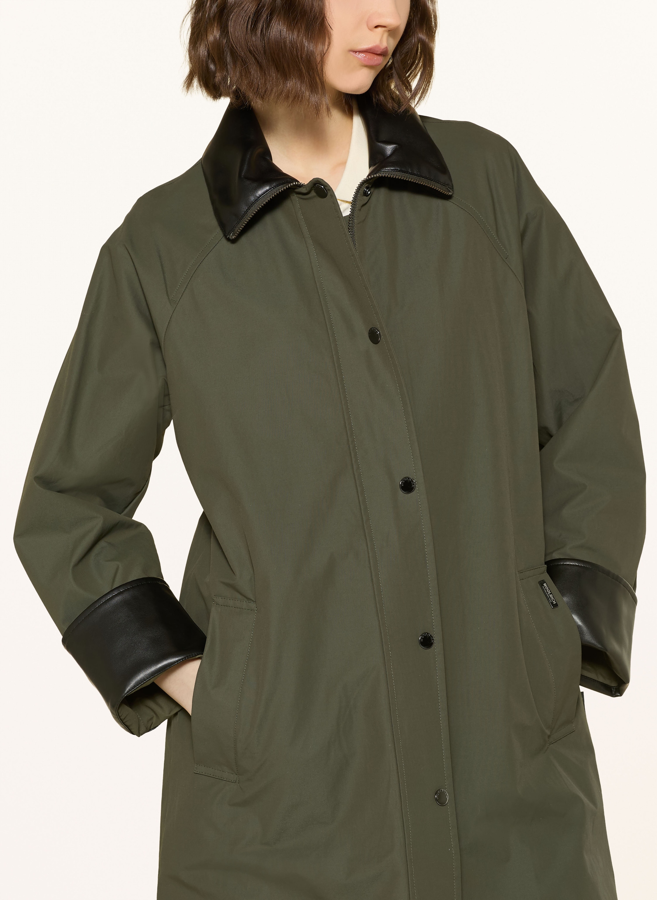 Thumbnail - Woolrich Regenmantel gruen