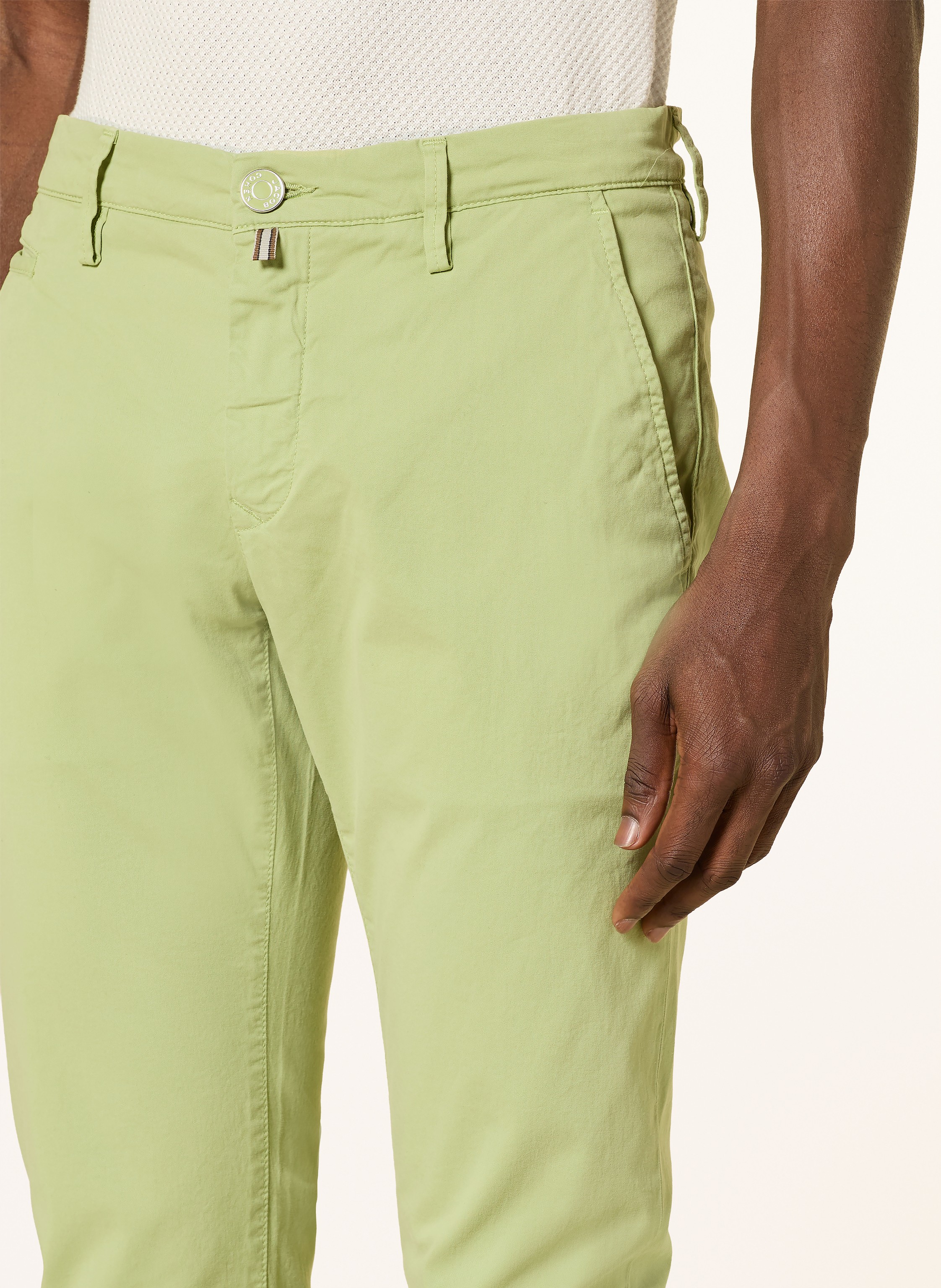 Thumbnail - Jacob Cohen Chino Bobby Slim Fit gruen