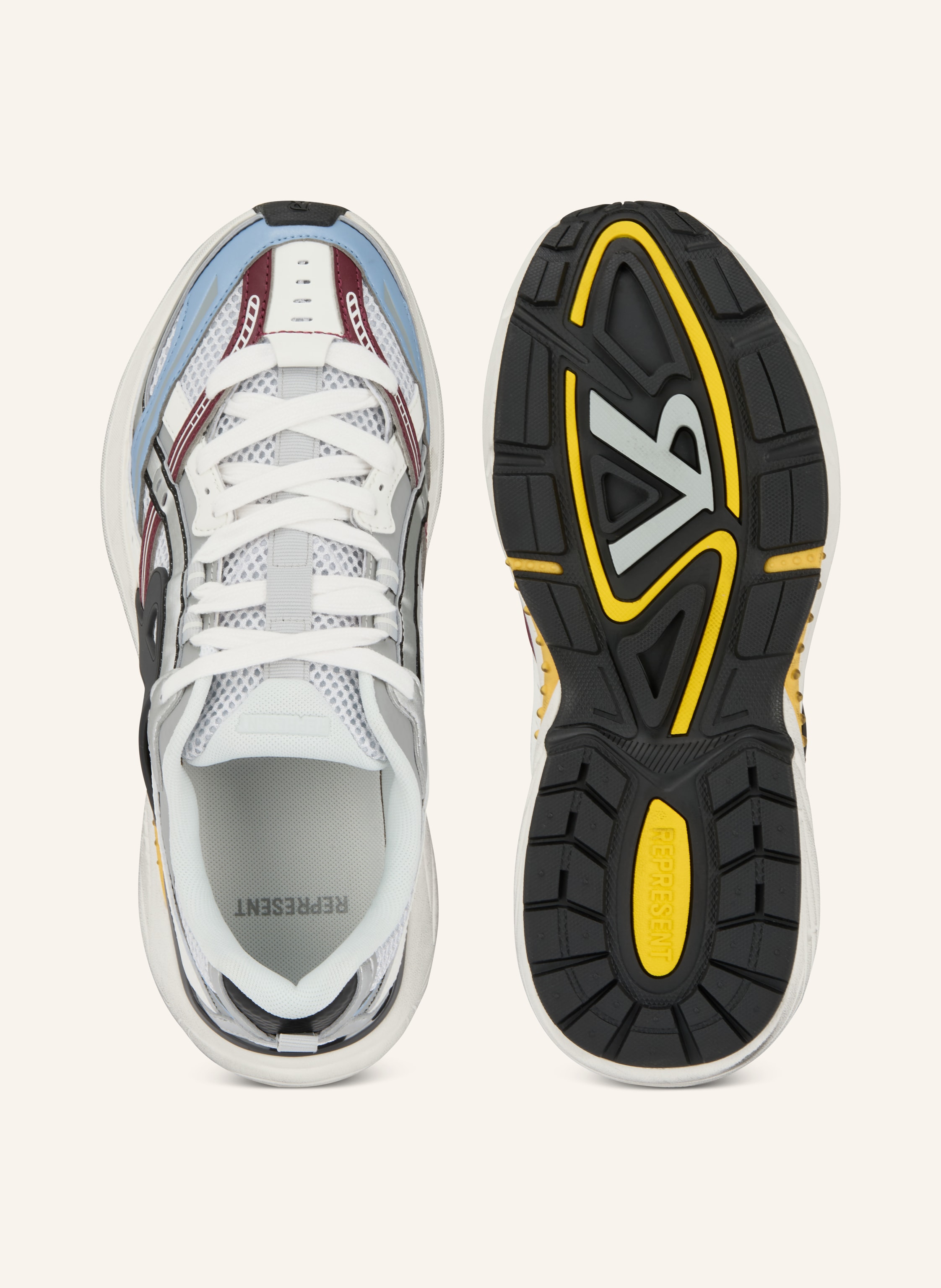 Thumbnail - Represent Sneaker Storm Runner weiss