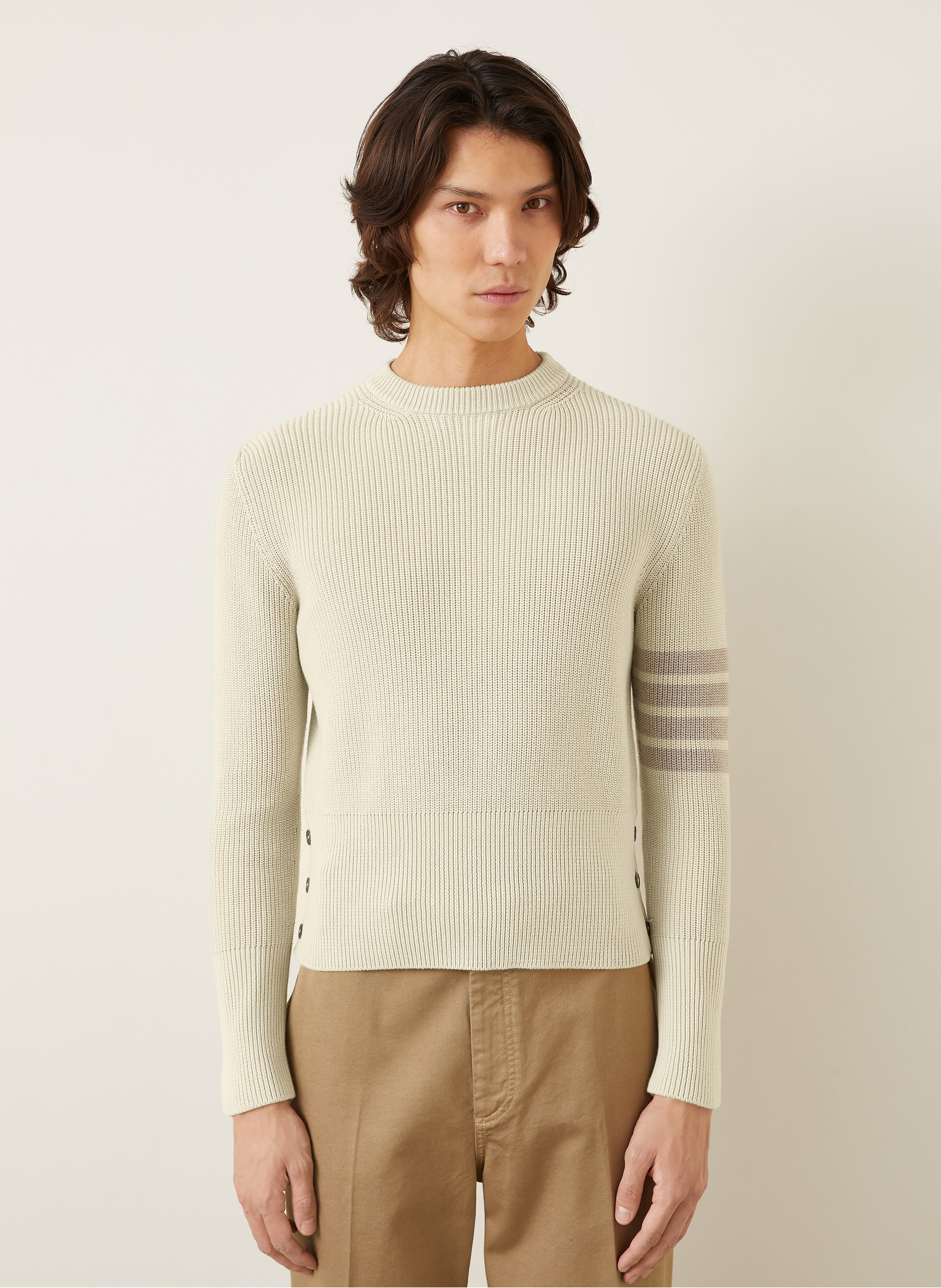 Thumbnail - Thom Browne. Pullover beige