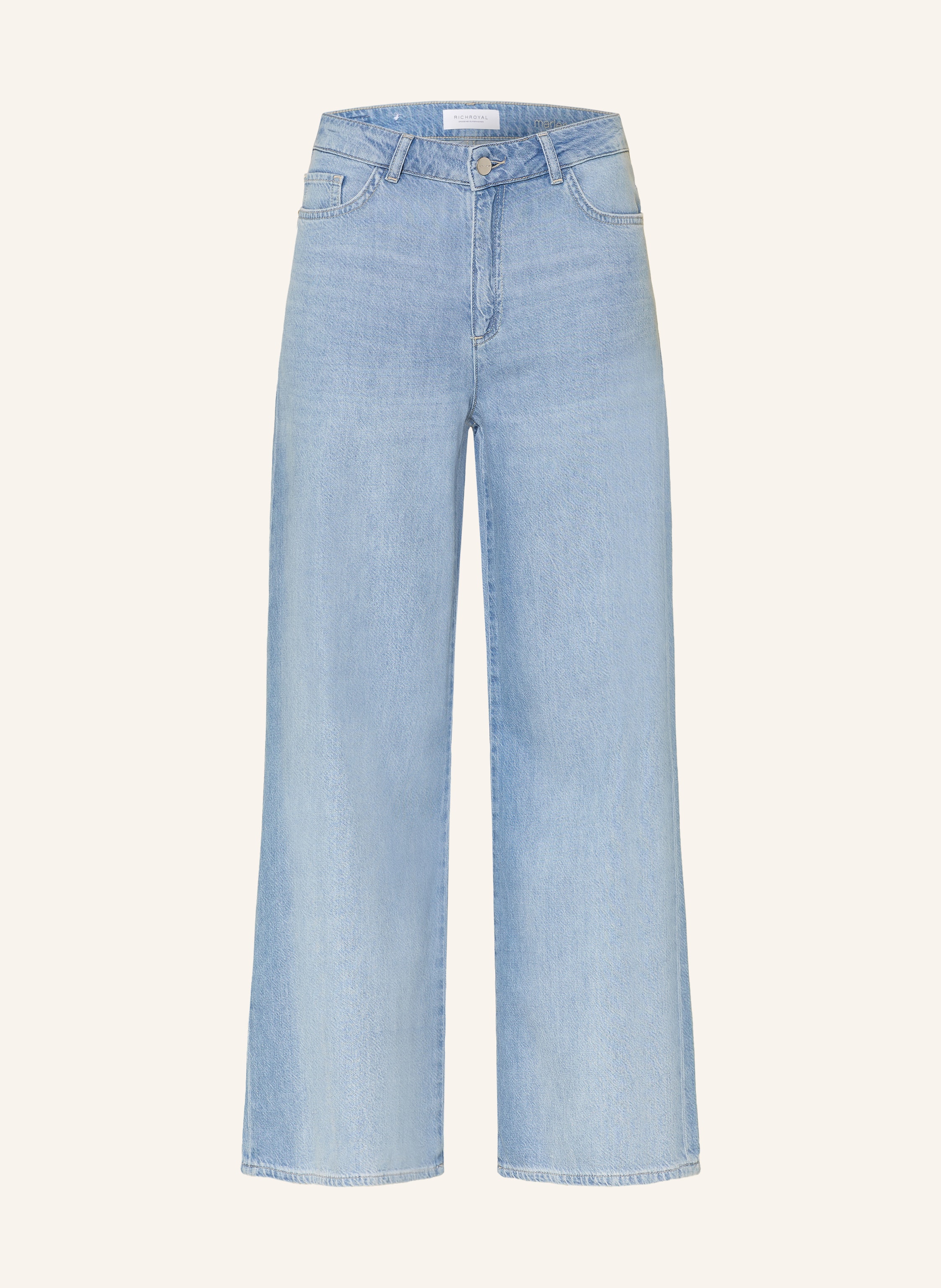 Rich & Royal Wide Leg Jeans Marlene blau