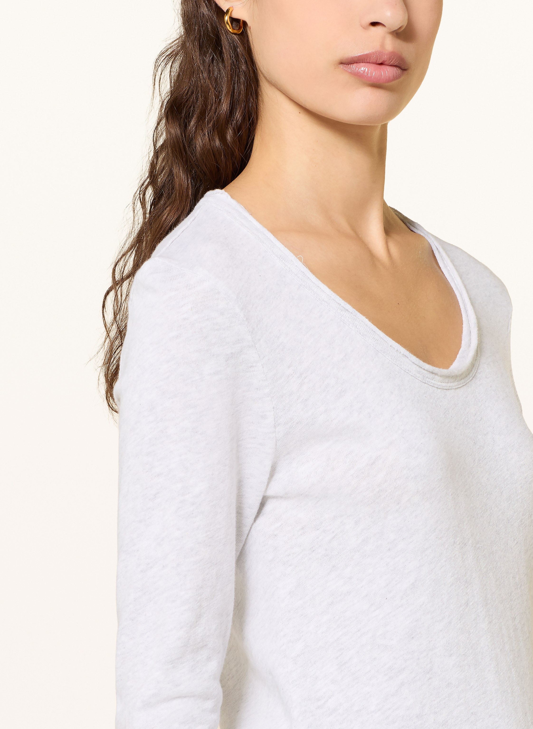 Thumbnail - American Vintage Longsleeve Sonoma grau