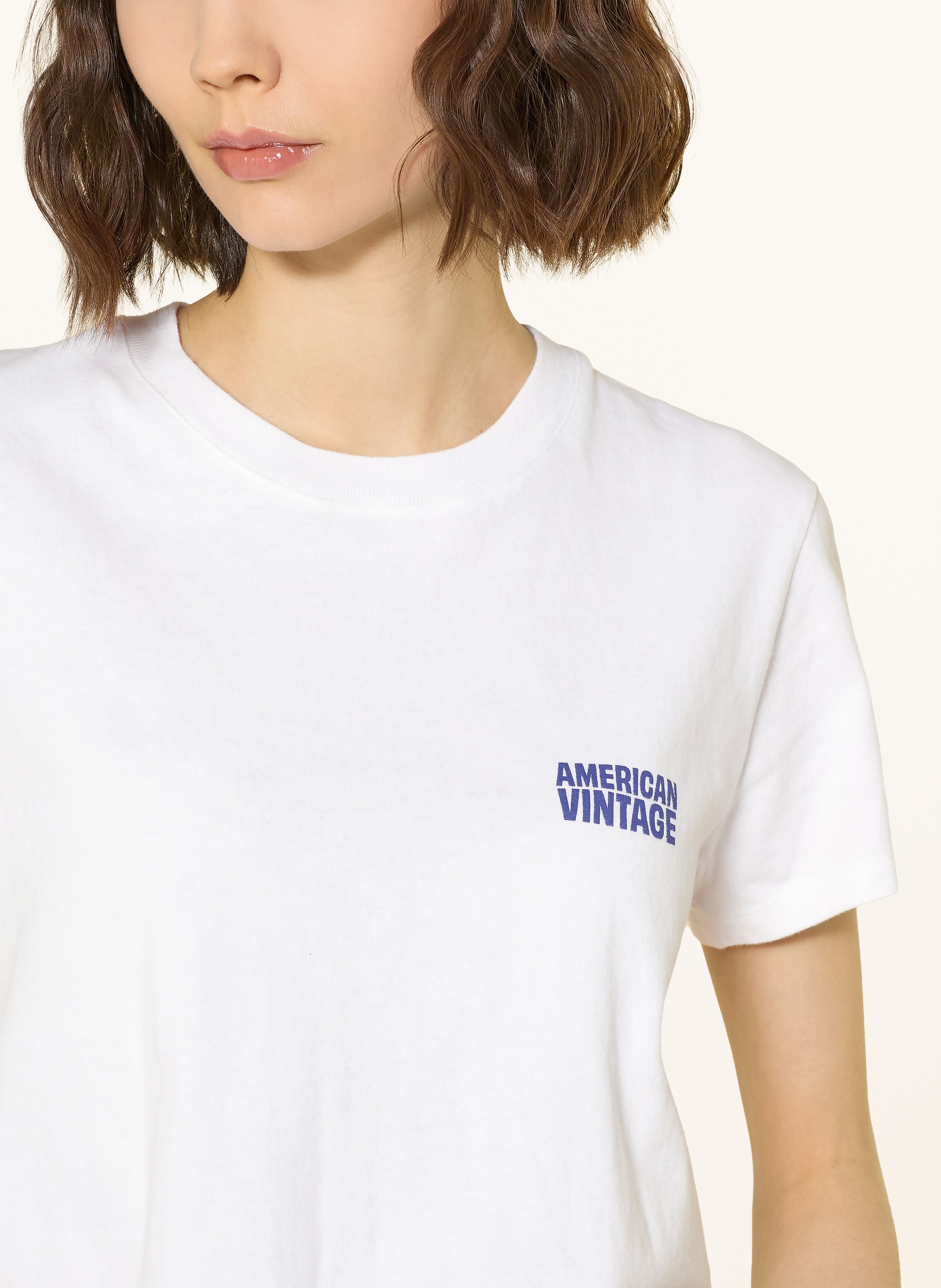 Thumbnail - American Vintage T-Shirt Ykobow weiss