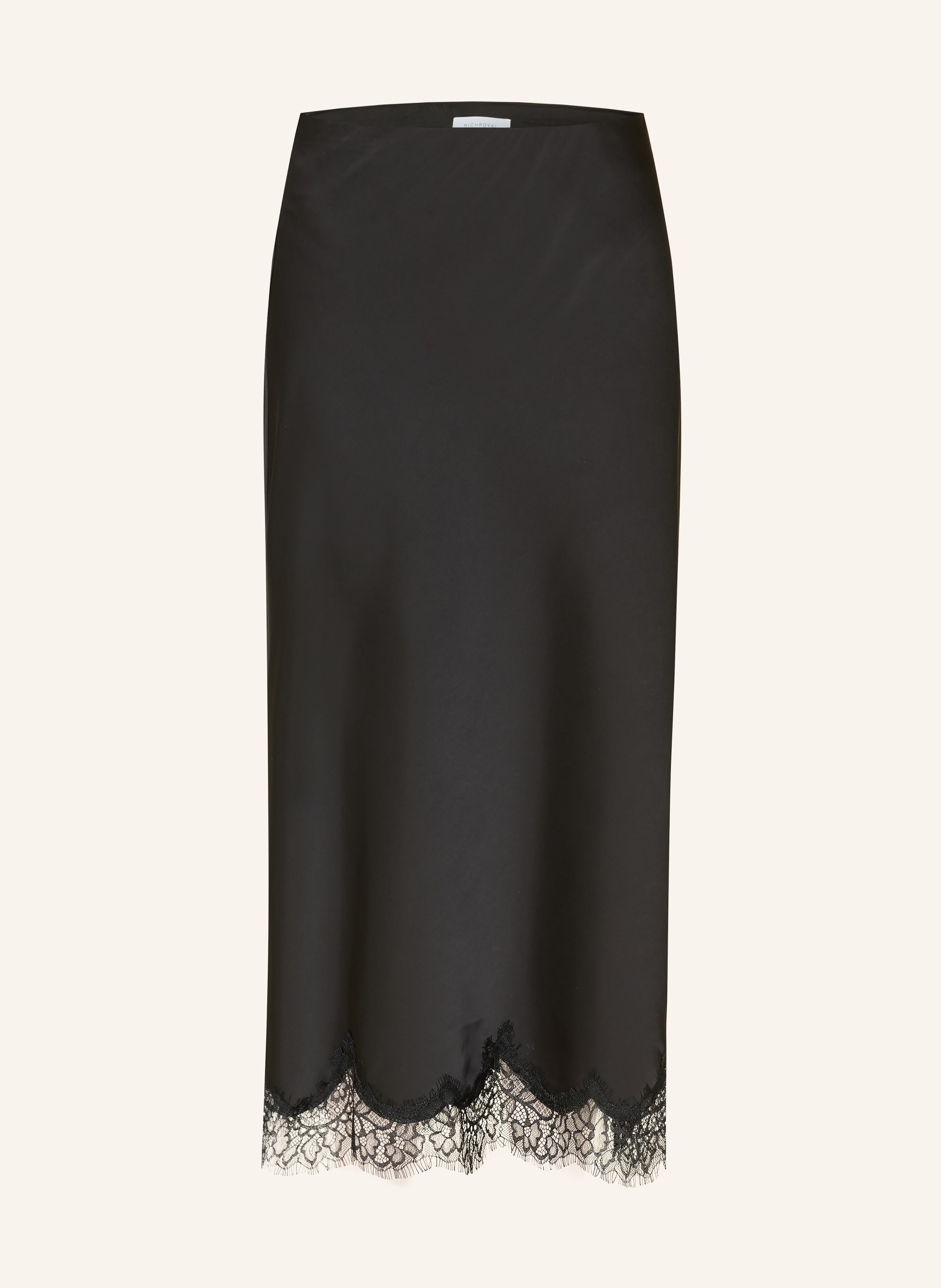 Rich & Royal Satinrock schwarz