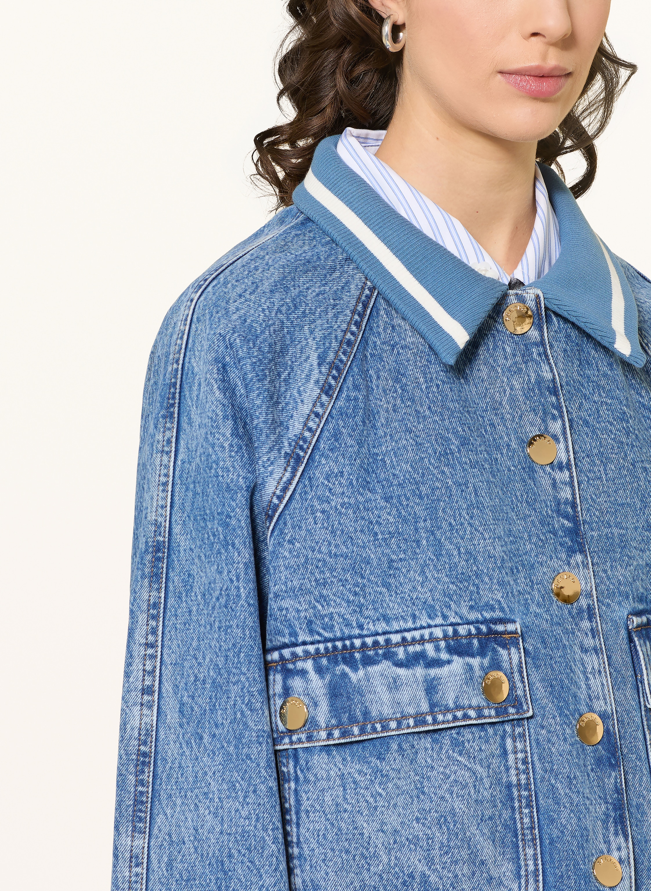 Thumbnail - Sandro Jeansjacke blau