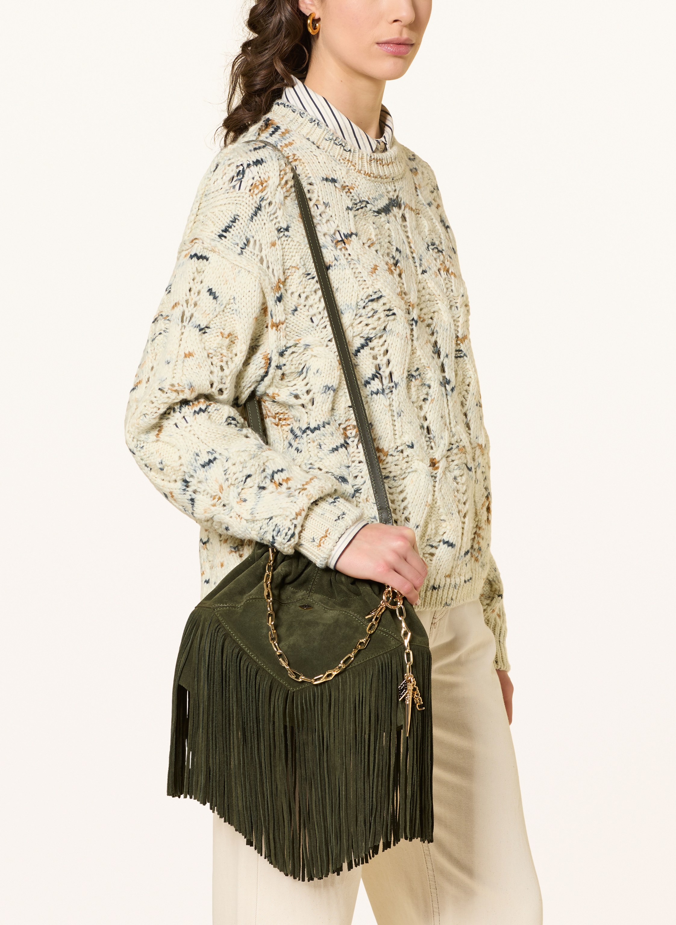 Thumbnail - Ba&Sh Umhängetasche June gruen