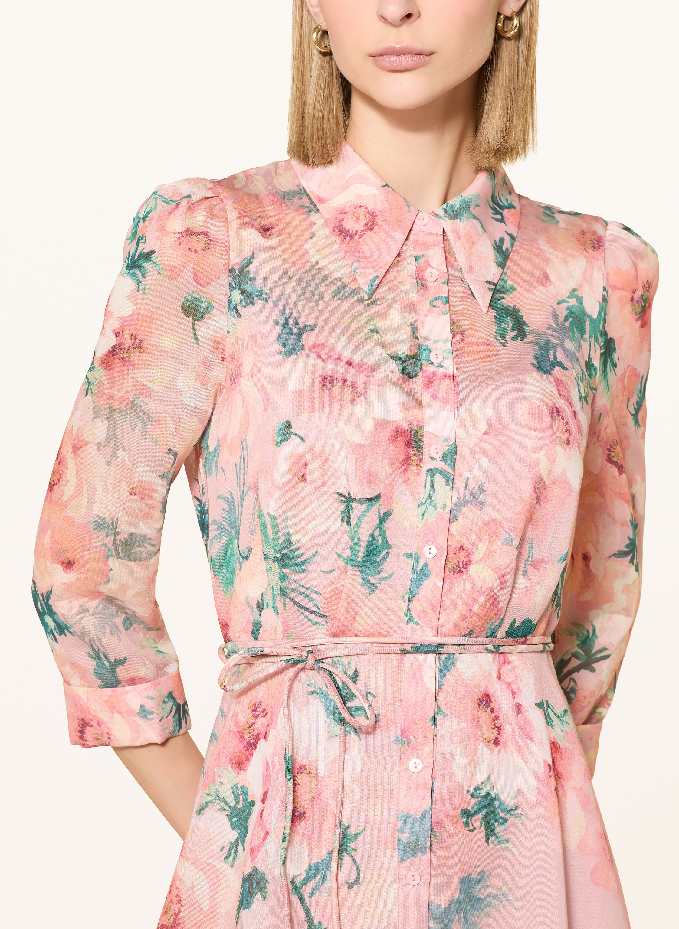 Thumbnail - Phase Eight Hemdblusenkleid Anabella Mit 3/4-Arm rosa