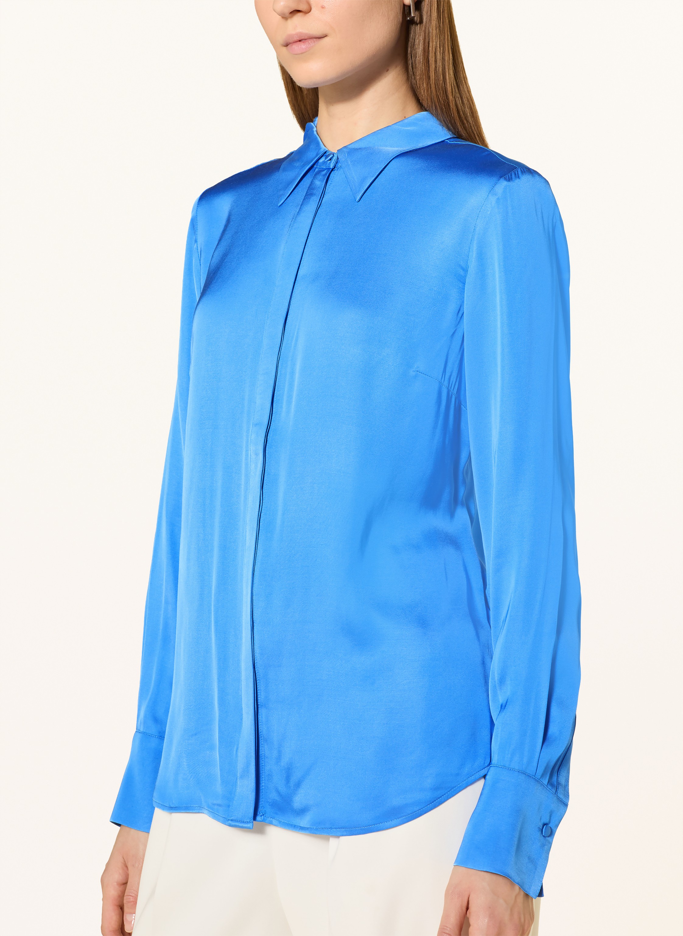 Thumbnail - Phase Eight Hemdbluse Novie Aus Satin blau