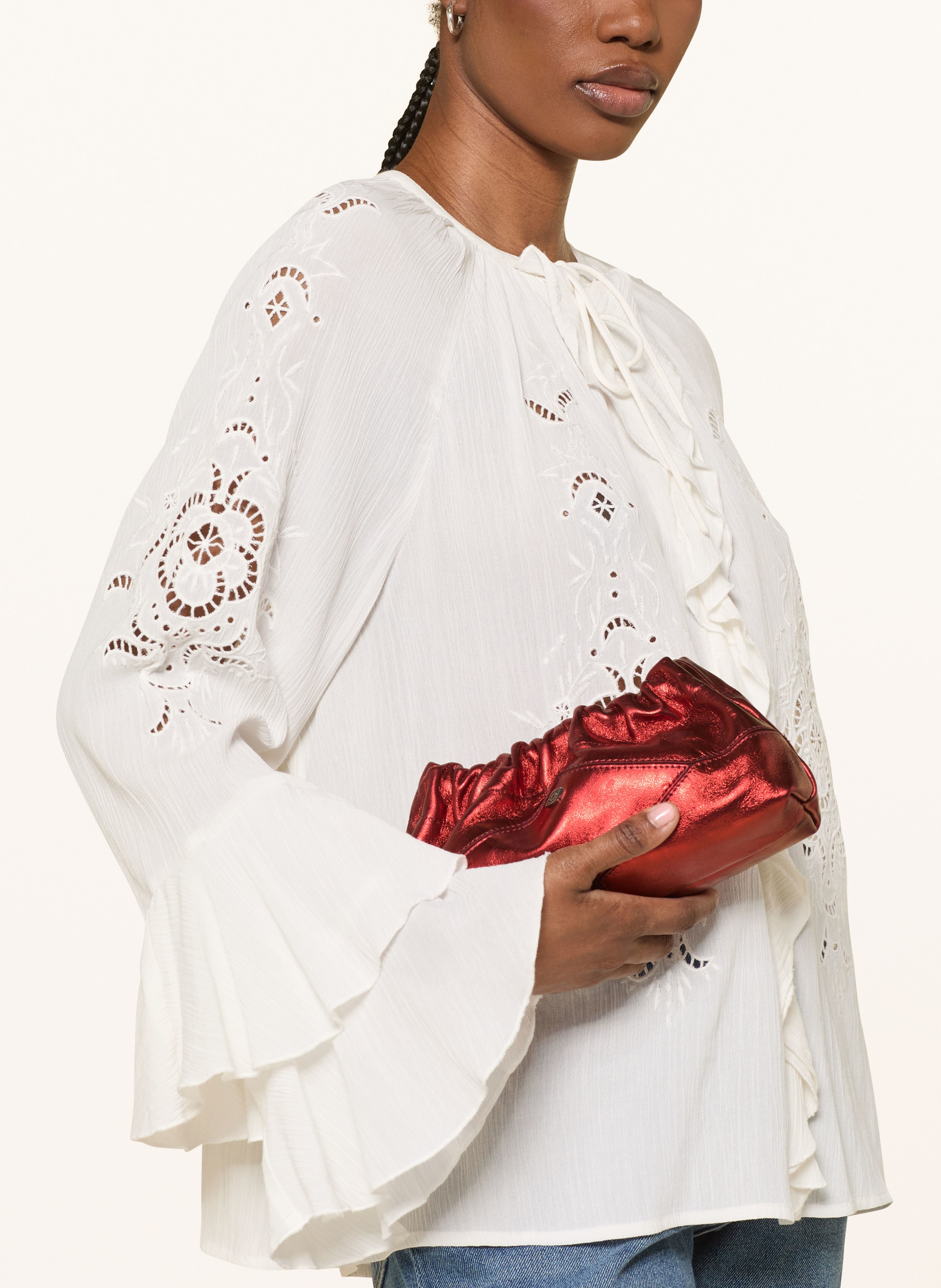 Thumbnail - Ba&Sh Umhängetasche June rot