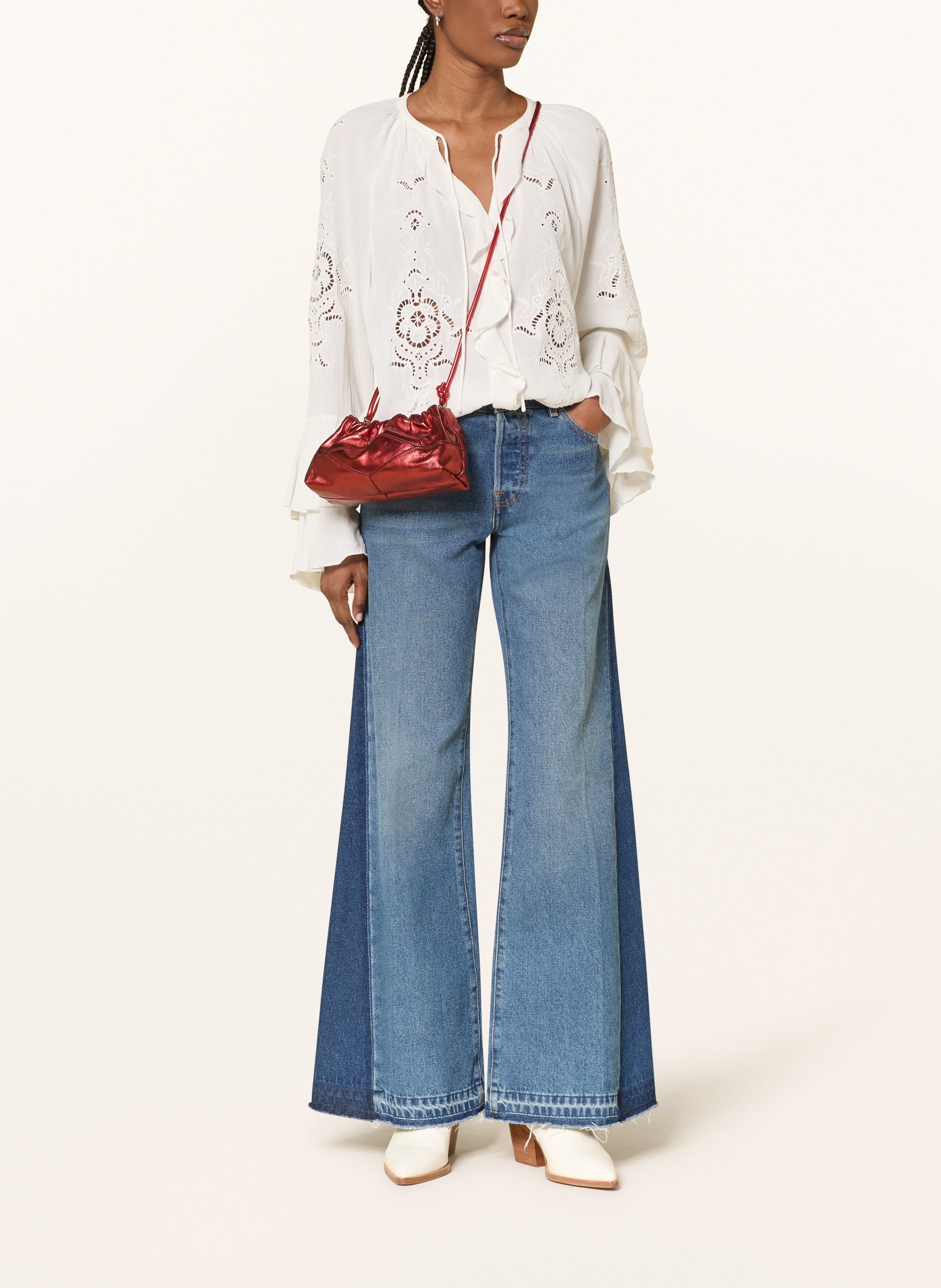 Thumbnail - Ba&Sh Umhängetasche June rot