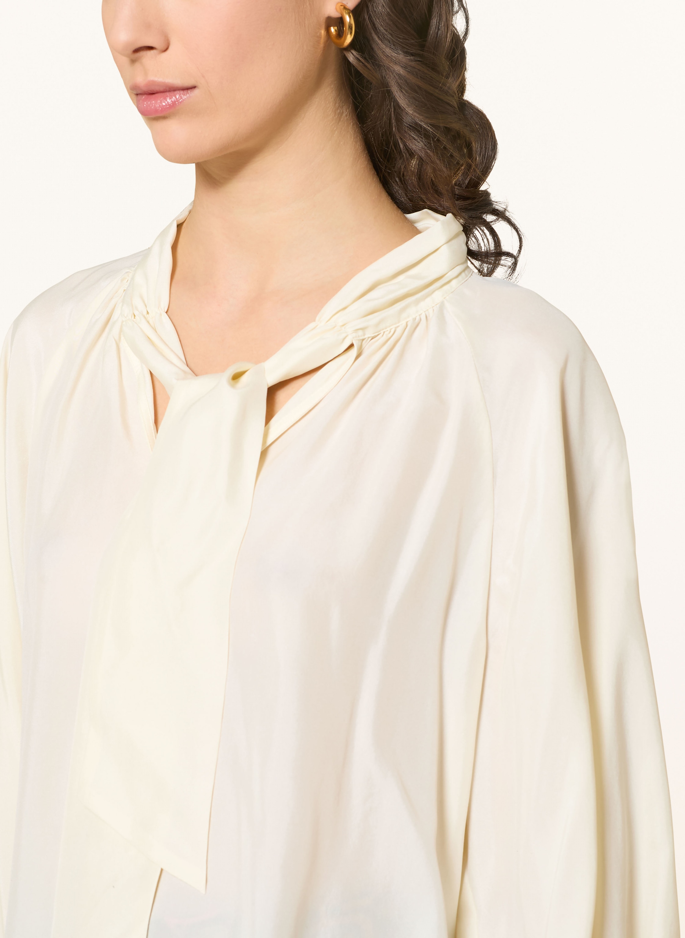 Thumbnail - Ba&Sh Schluppenbluse Hermine Aus Seide weiss