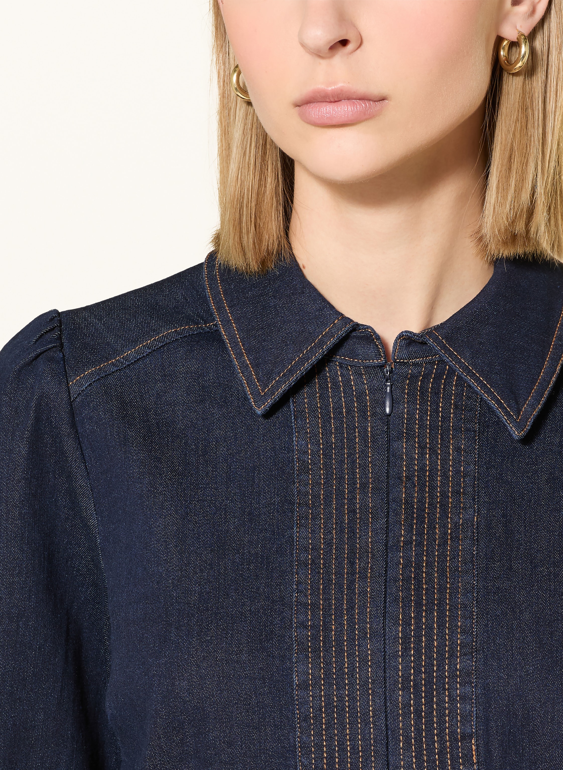 Thumbnail - Phase Eight Jeanskleid Gabi blau