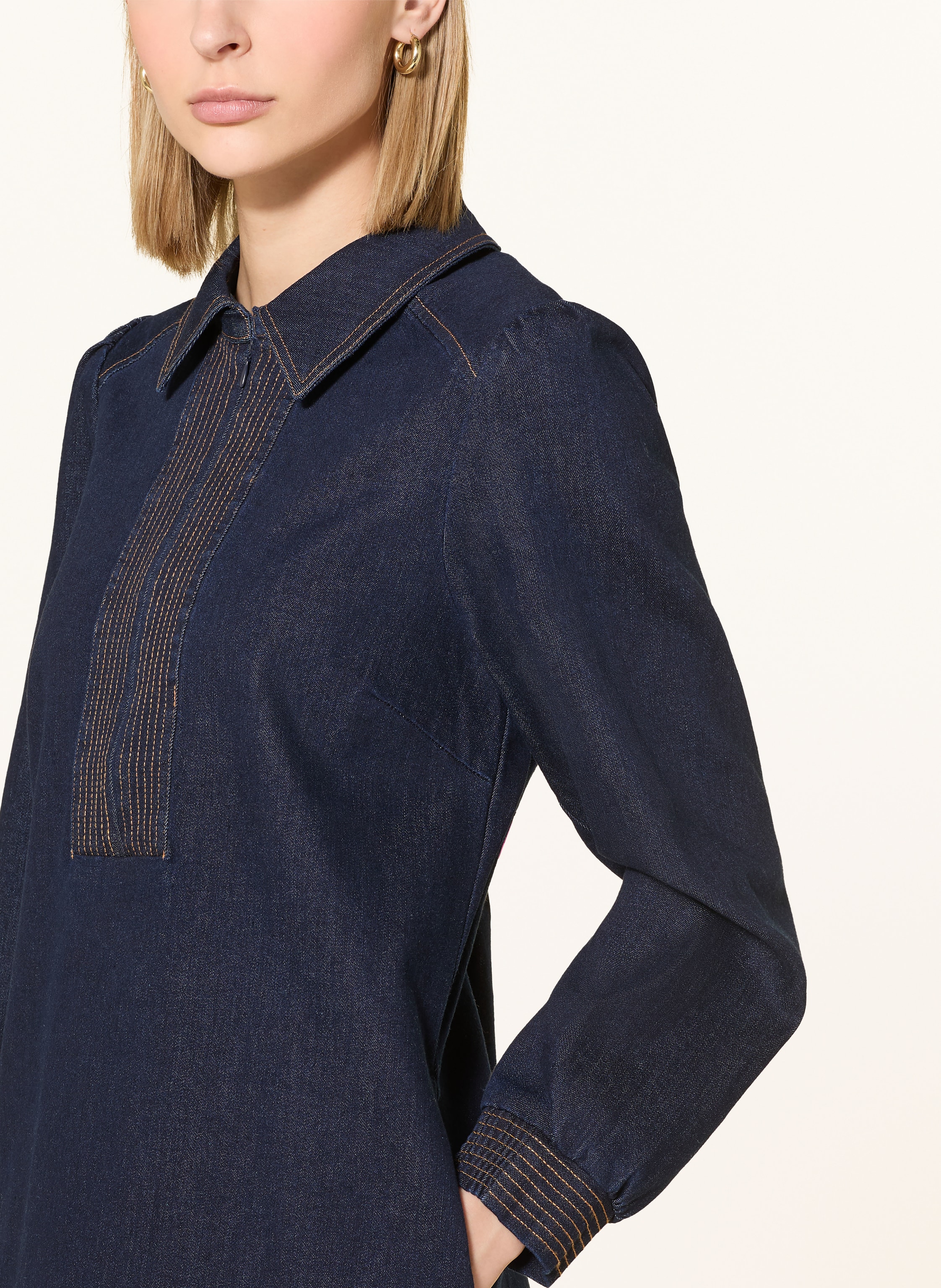 Thumbnail - Phase Eight Jeanskleid Gabi blau