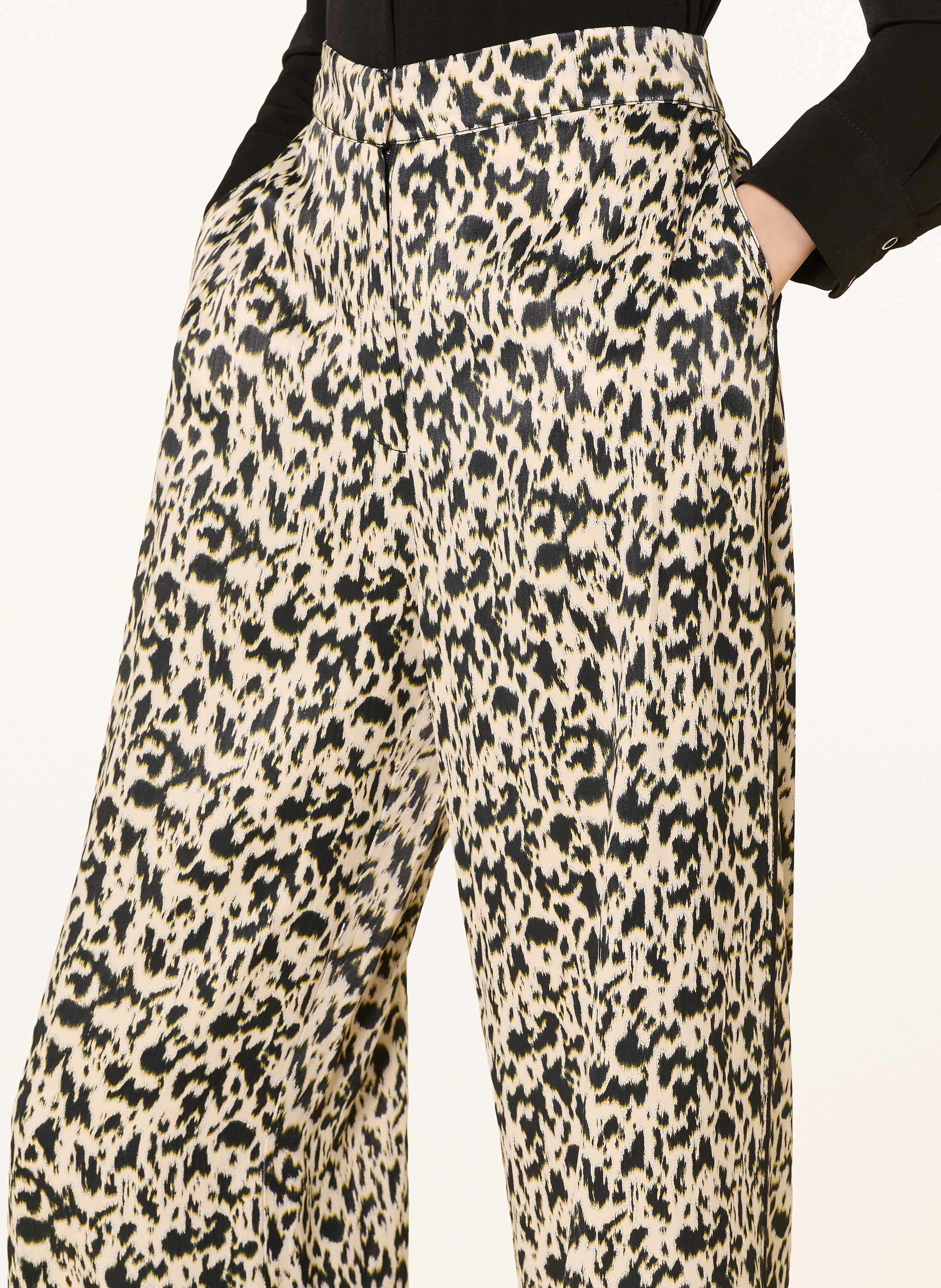 Thumbnail - Ba&Sh Marlenehose Plyde Aus Satin beige