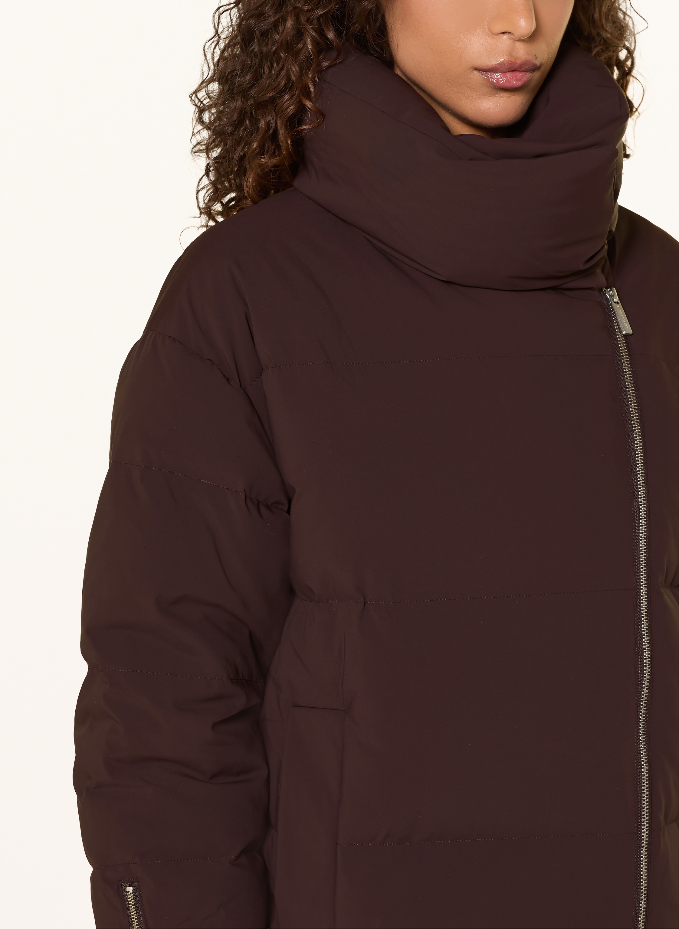 Thumbnail - Sweaty Betty Daunenmantel Nimbus Cloudweight braun