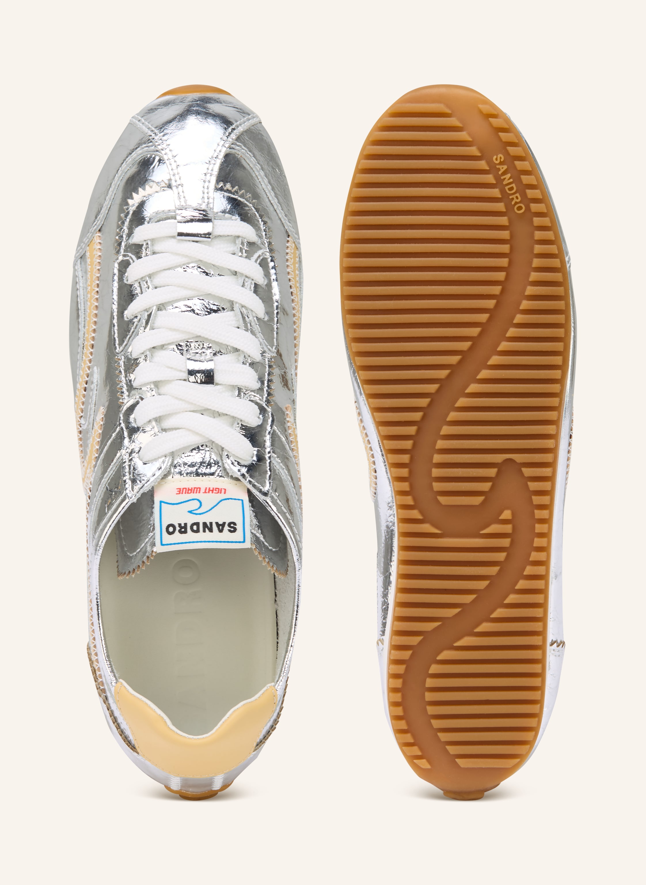 Thumbnail - Sandro Sneaker silber