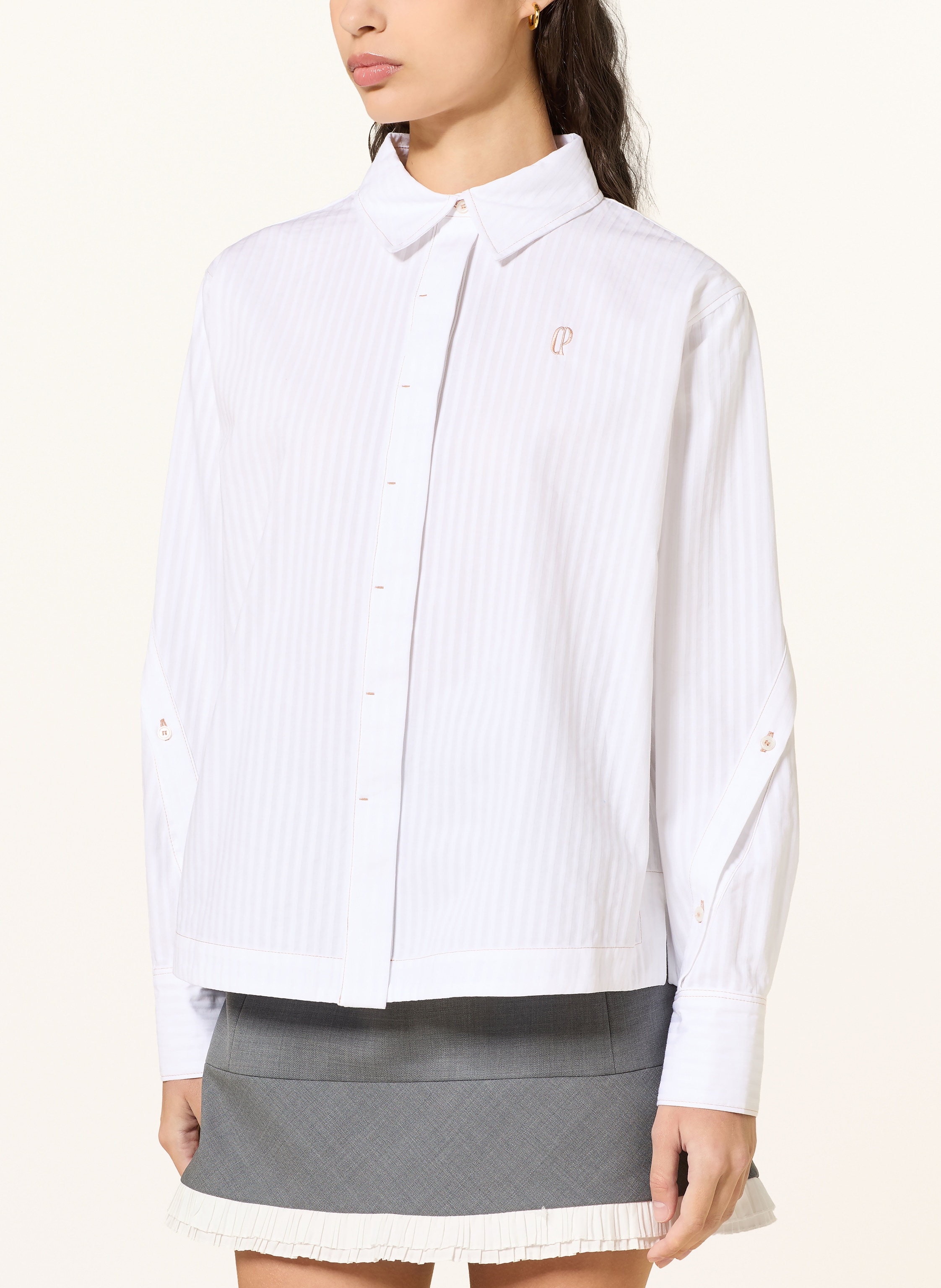 Thumbnail - Claudie Pierlot Hemdbluse weiss