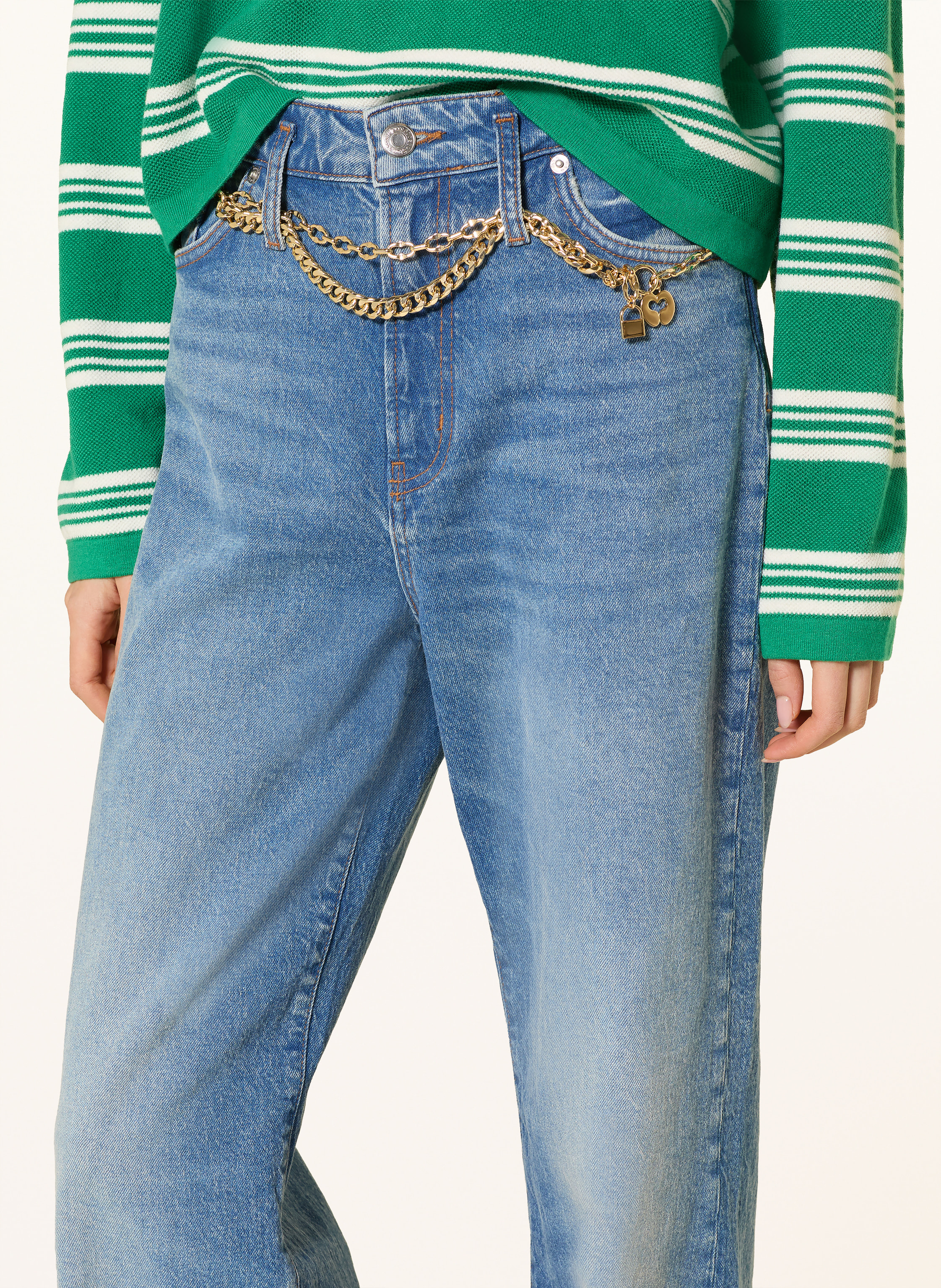 Thumbnail - Maje Wide Leg Jeans blau