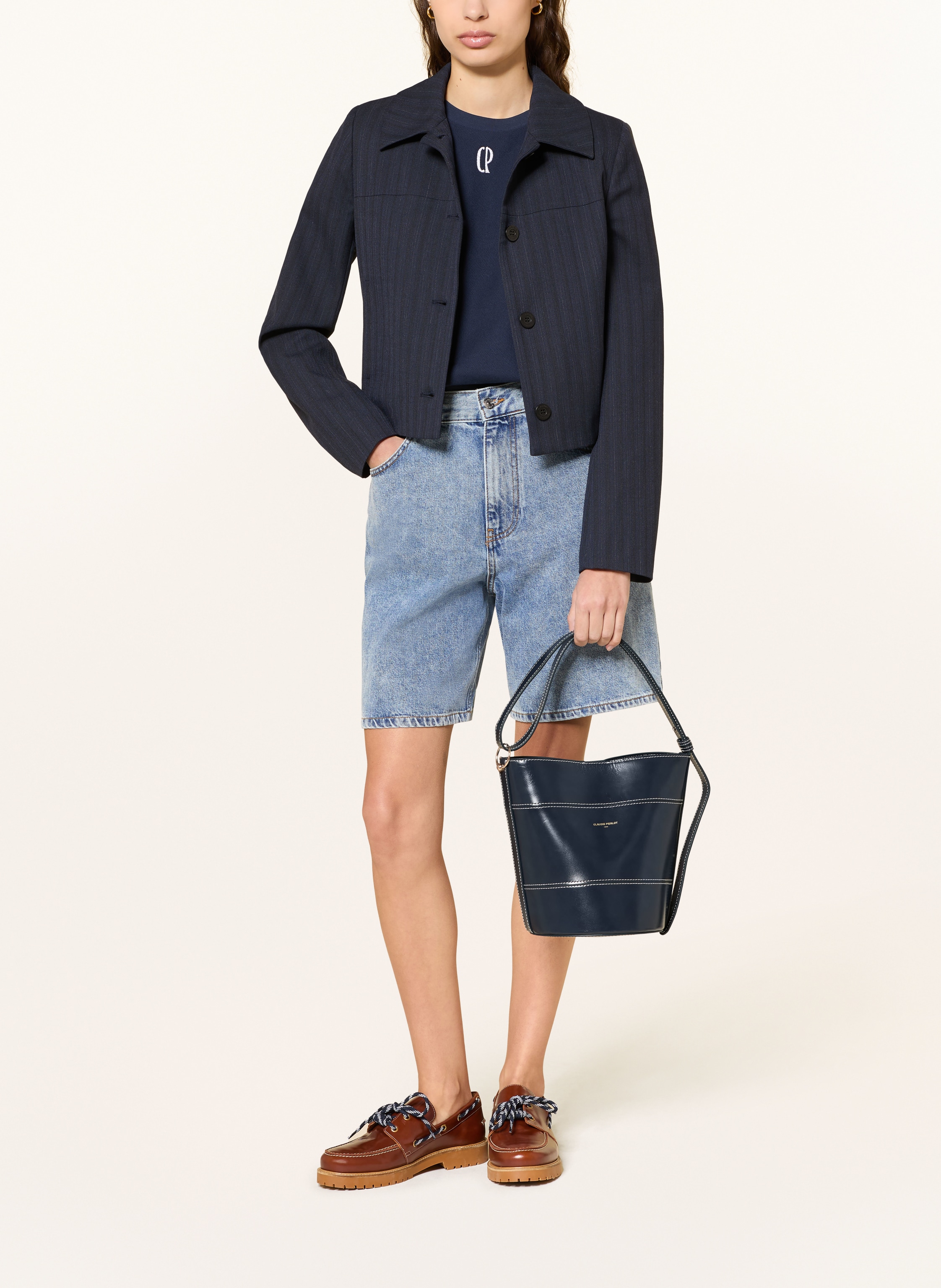 Thumbnail - Claudie Pierlot Beuteltasche blau