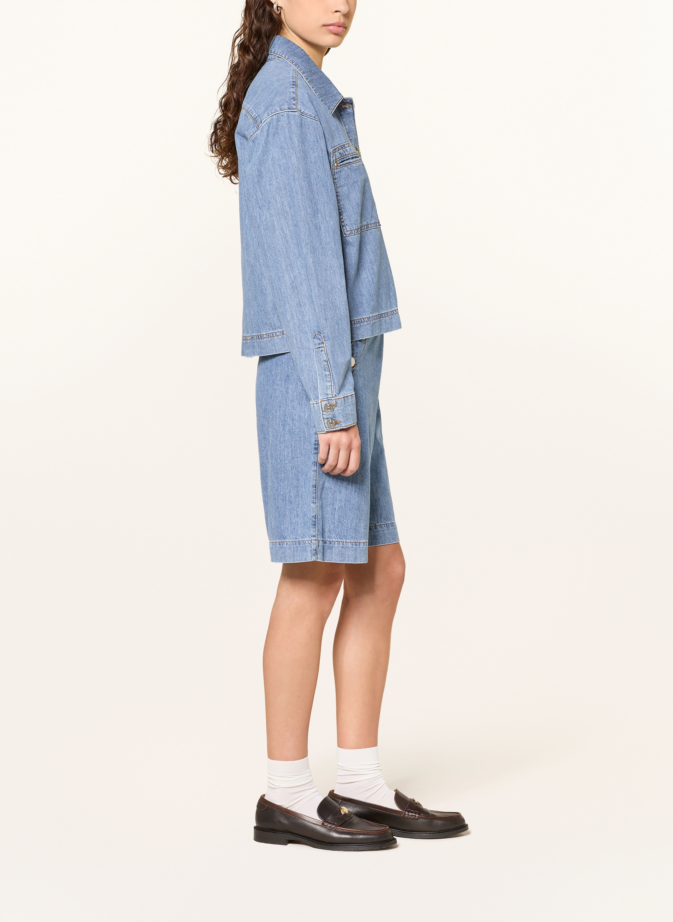 Thumbnail - Claudie Pierlot Jeansshorts blau