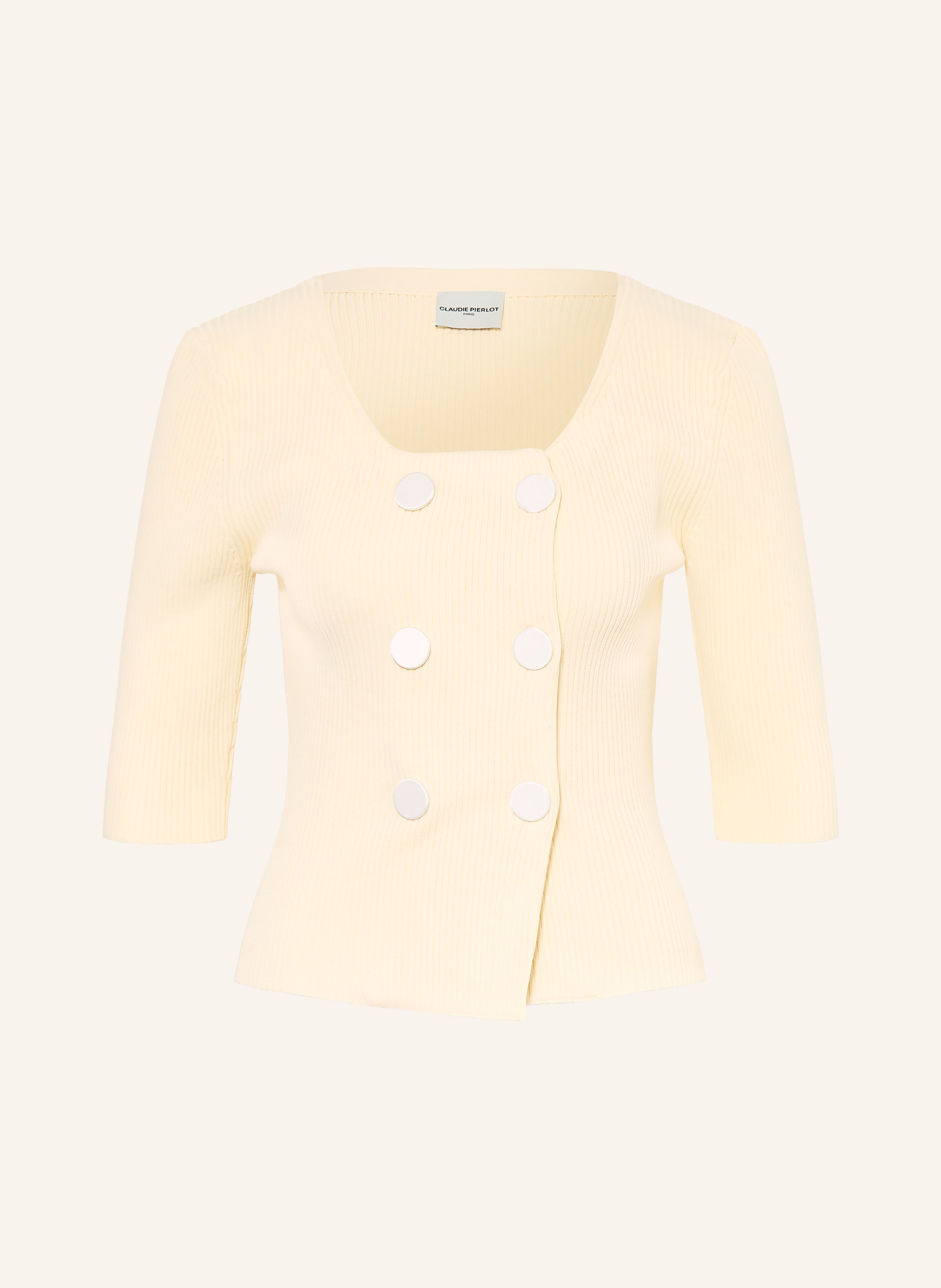 Claudie Pierlot Strickjacke gelb