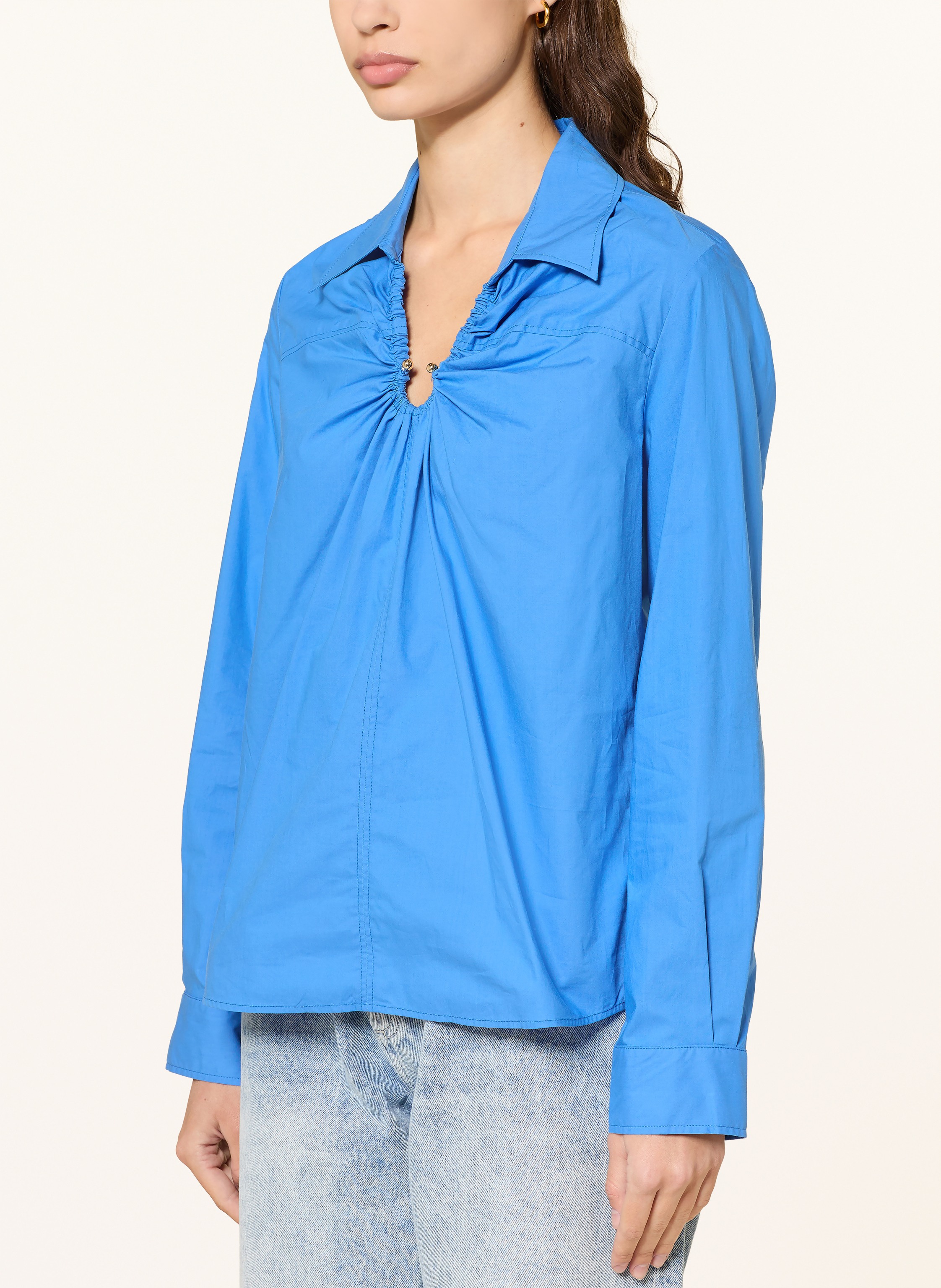 Thumbnail - Claudie Pierlot Blusenshirt blau