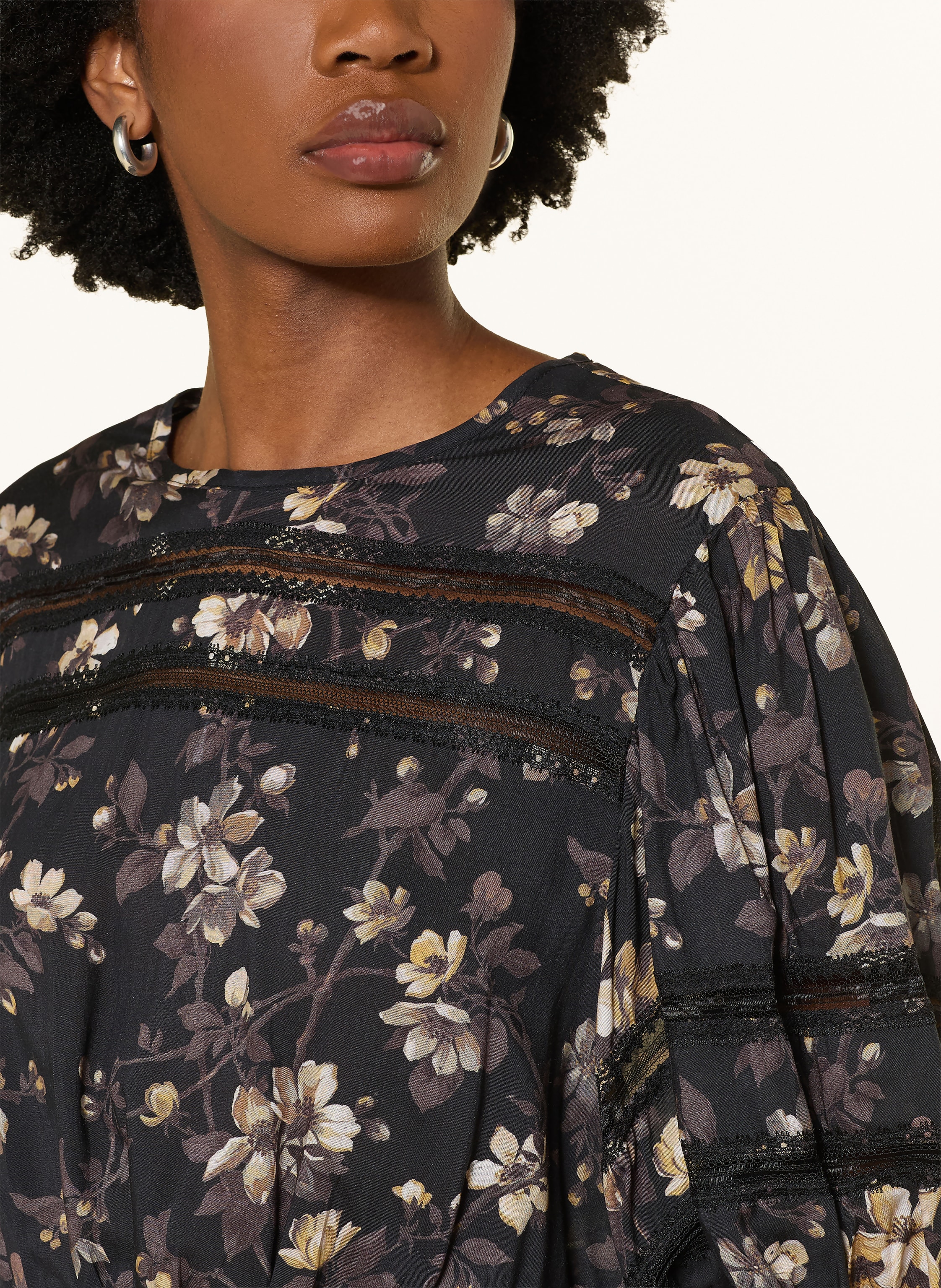 Thumbnail - Allsaints Blusenshirt Peony schwarz