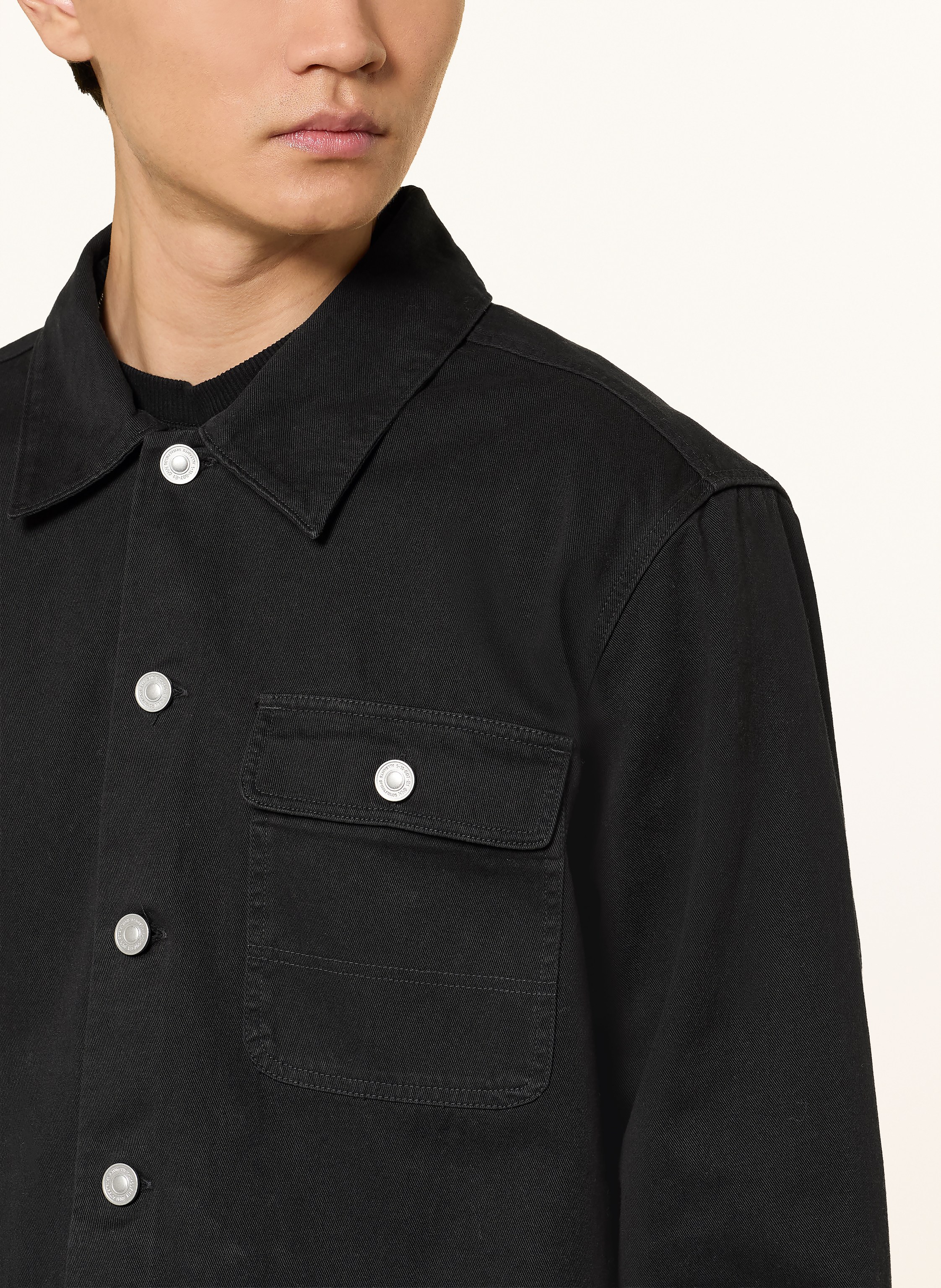 Thumbnail - Allsaints Jeans-Overjacket Nevis schwarz