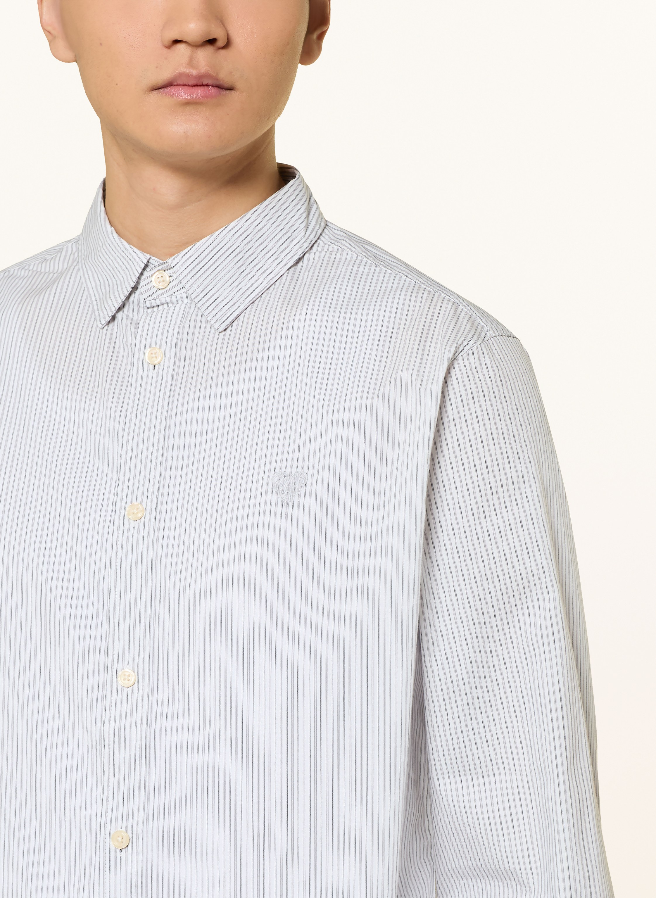 Thumbnail - Allsaints Hemd Nolan Relaxed Fit weiss