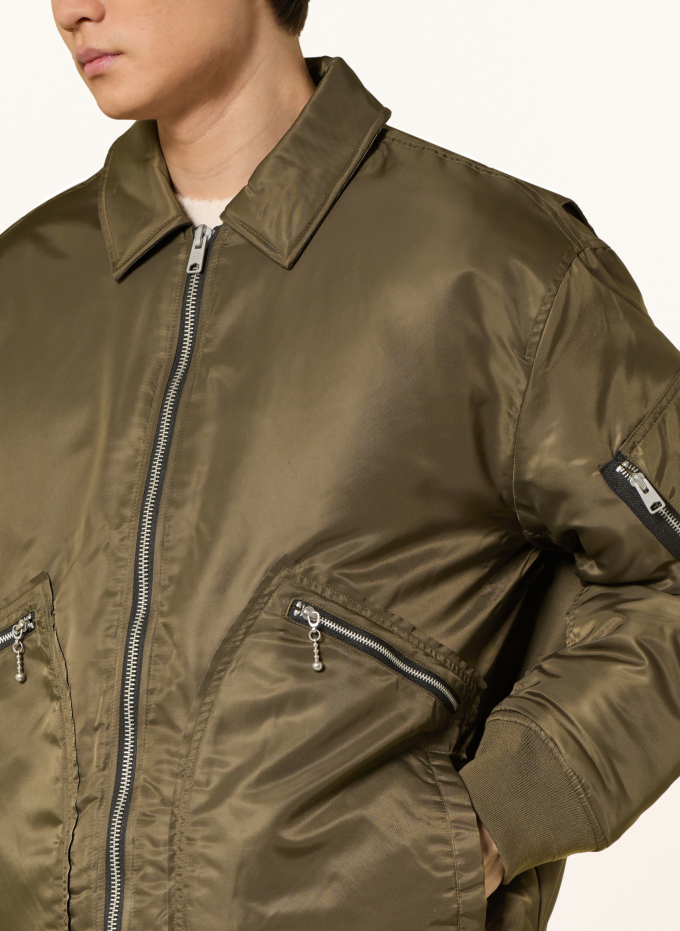 Thumbnail - Allsaints Blouson Fallon Bomber gruen