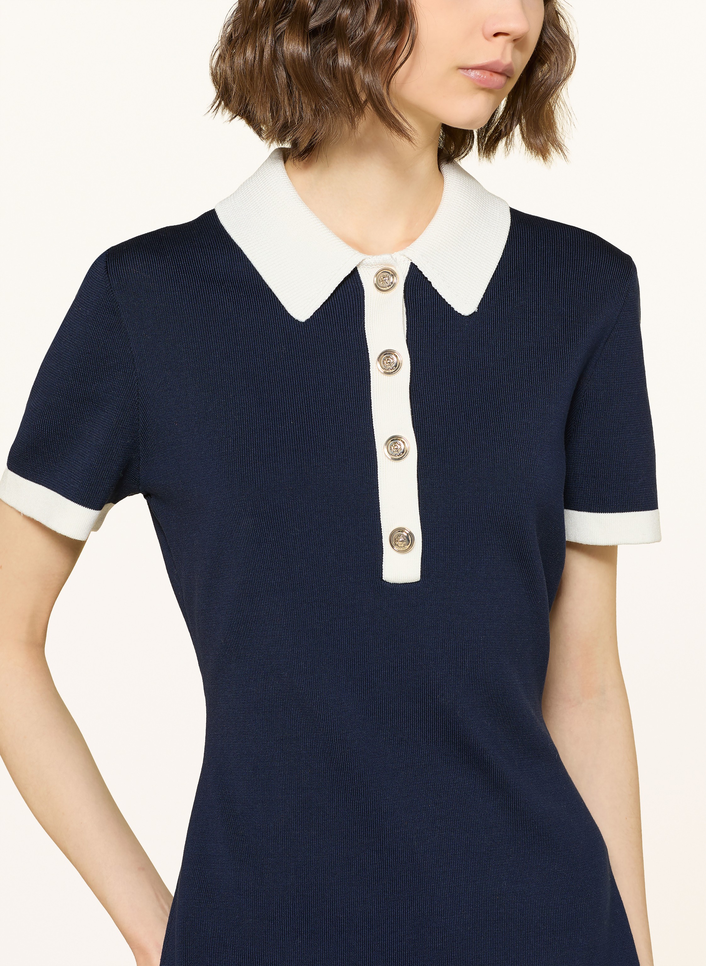 Thumbnail - Maje Strickkleid blau